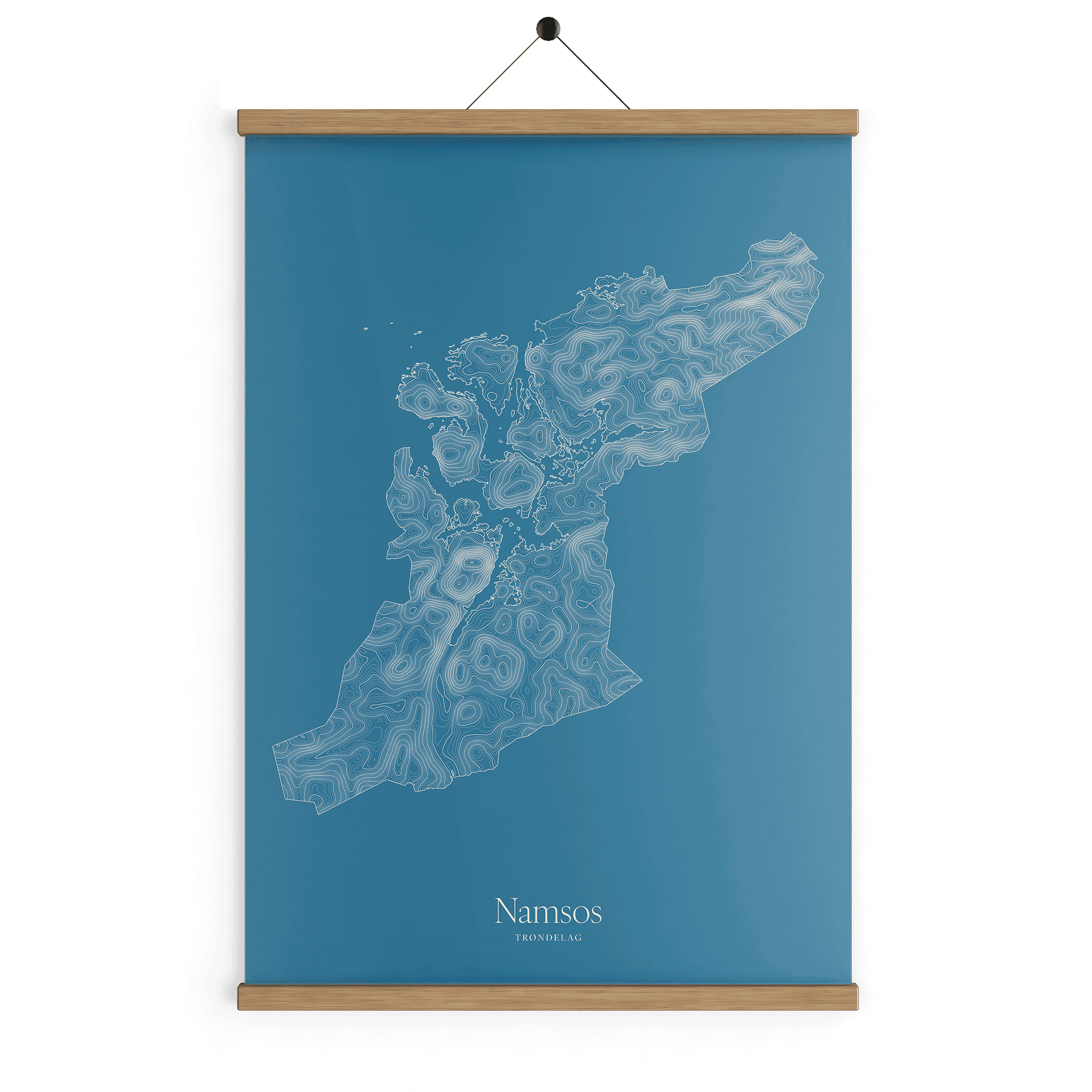 Namsos kotekart - Himmelblå