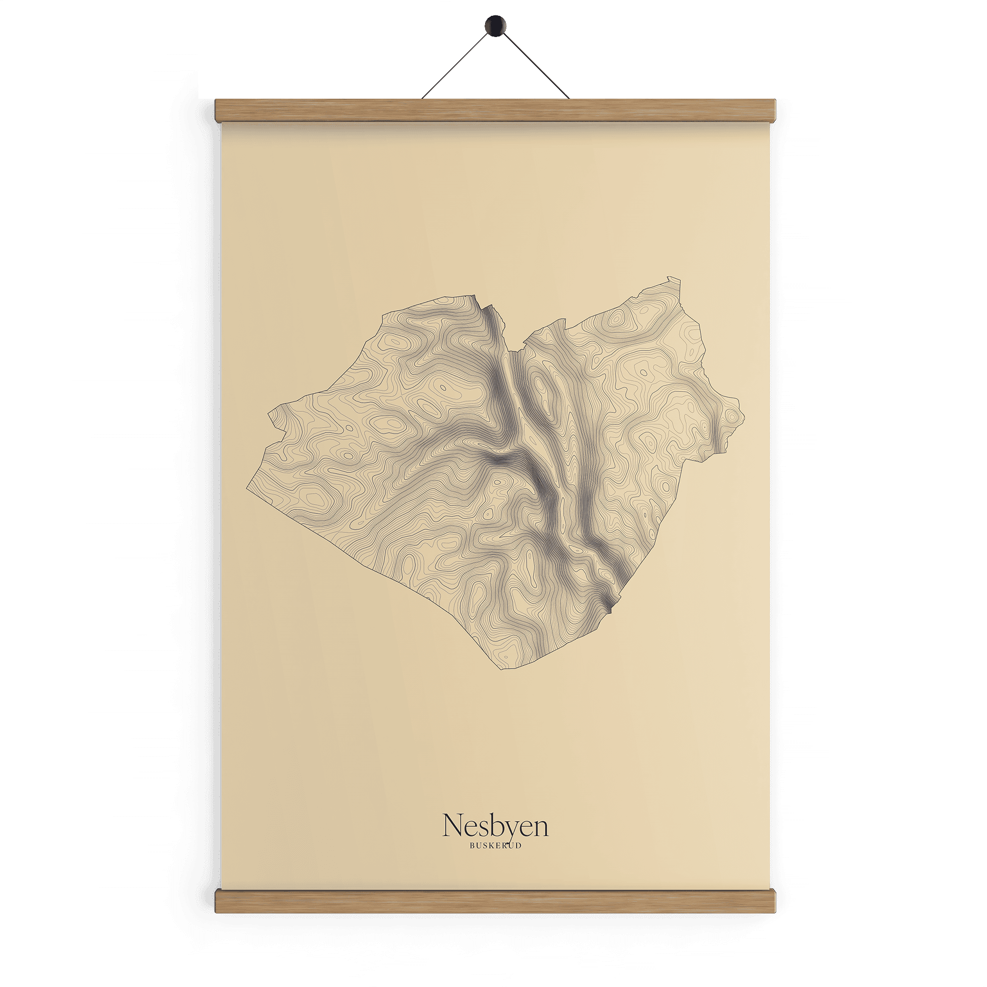Nesbyen kotekart - Sandstein