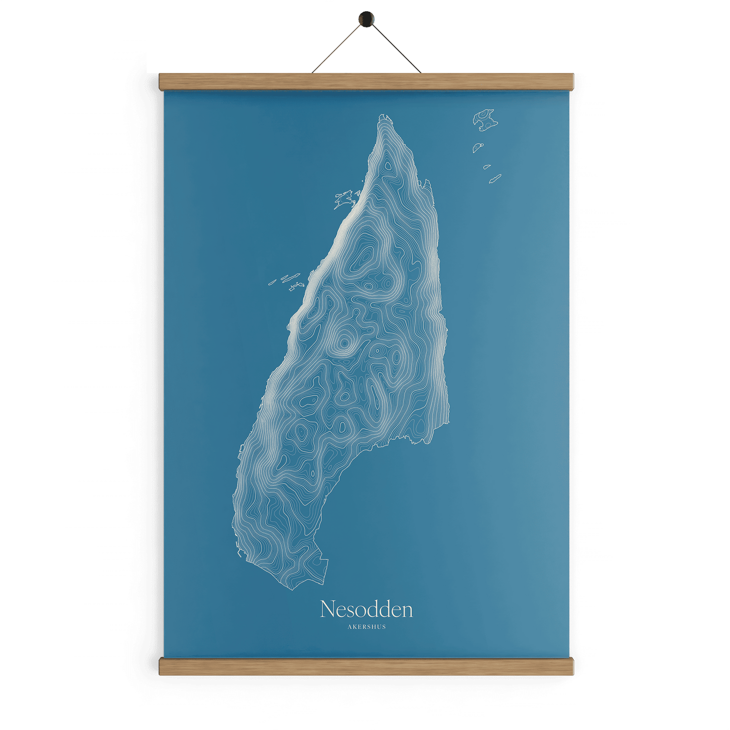 Nesodden kotekart - Himmelblå
