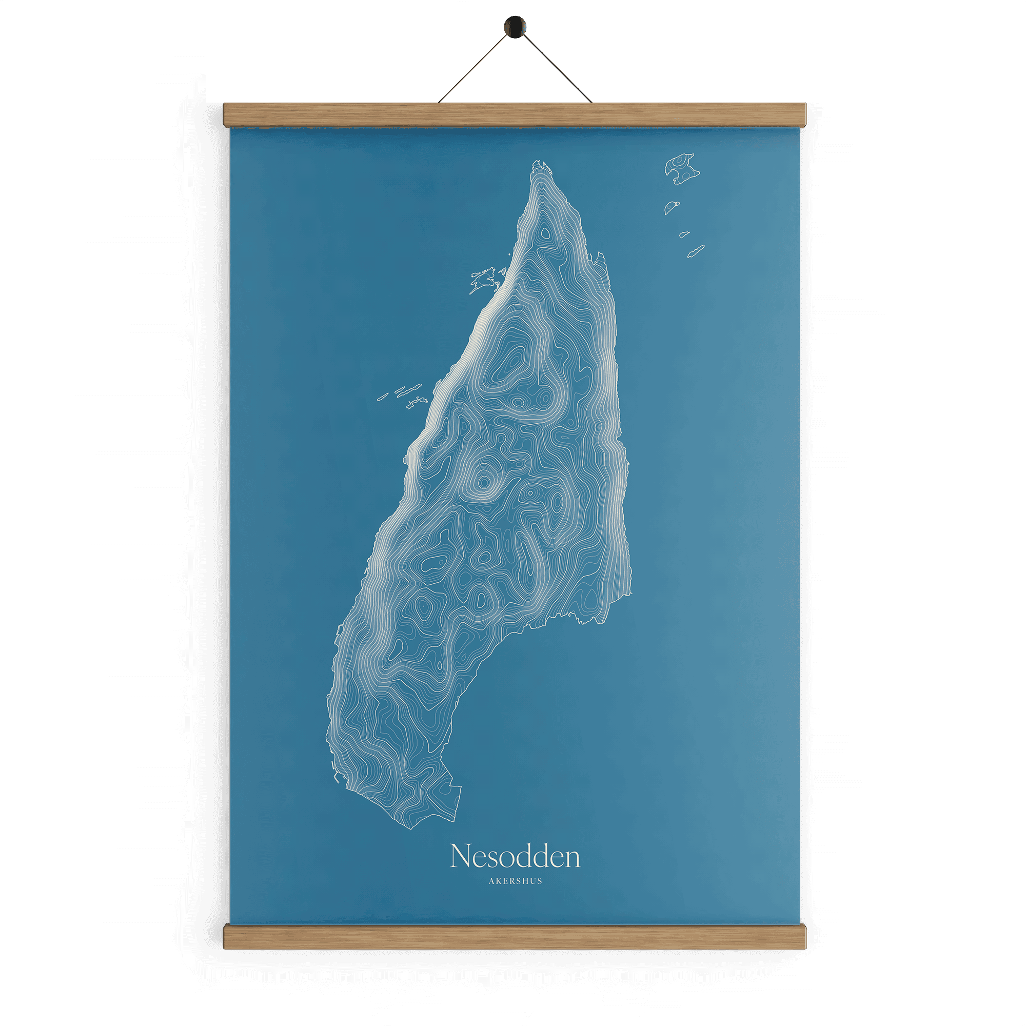 Nesodden kotekart - Himmelblå