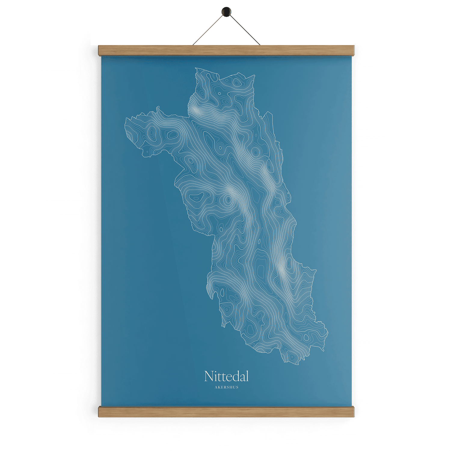 Nittedal kotekart - Himmelblå