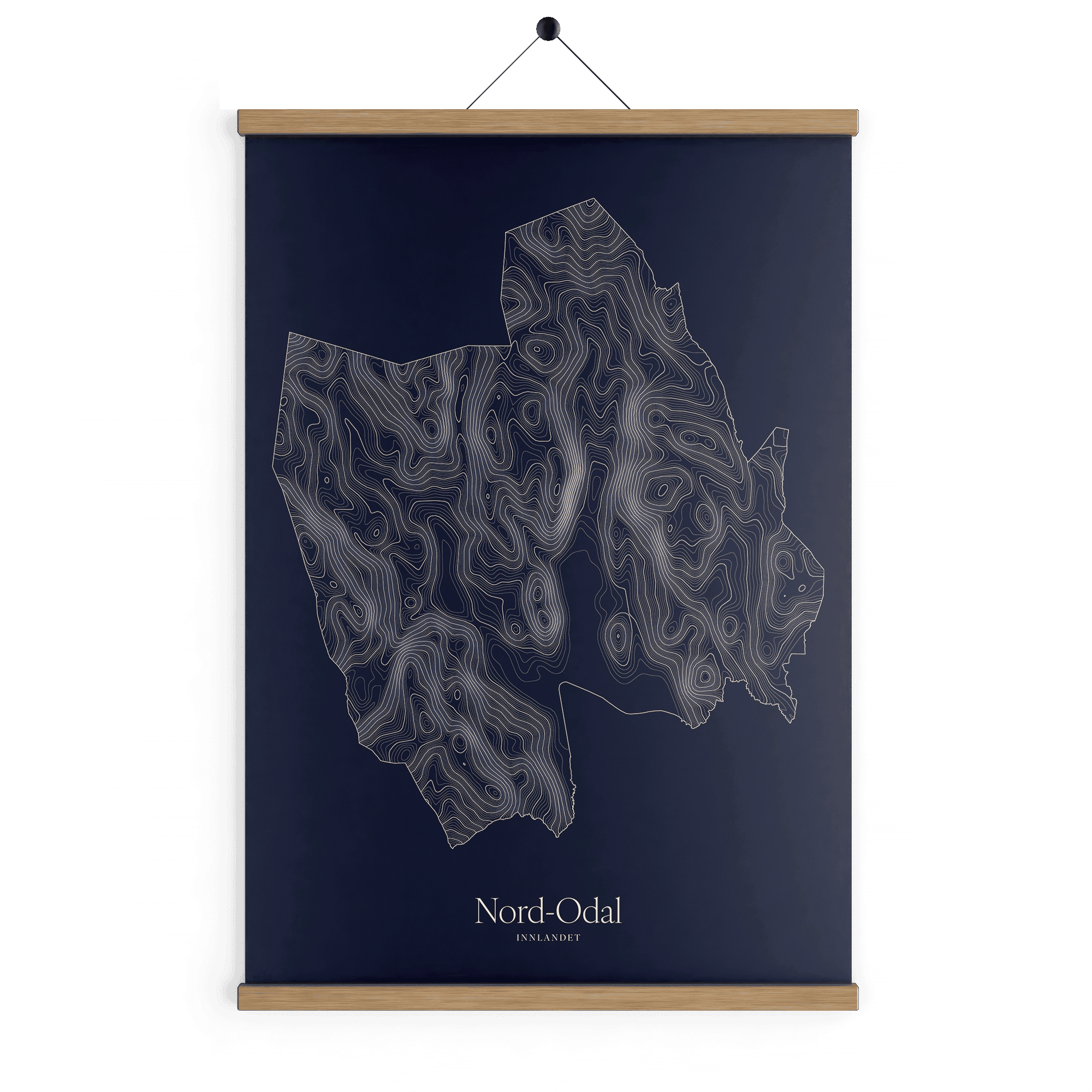 Nord-Odal kotekart - Vinternatt