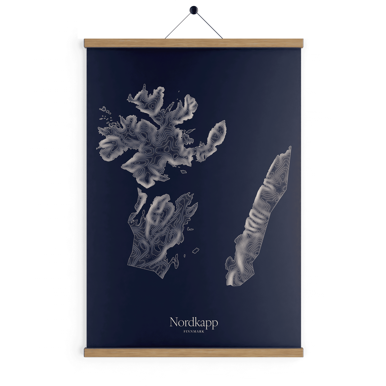 Nordkapp kotekart - Vinternatt