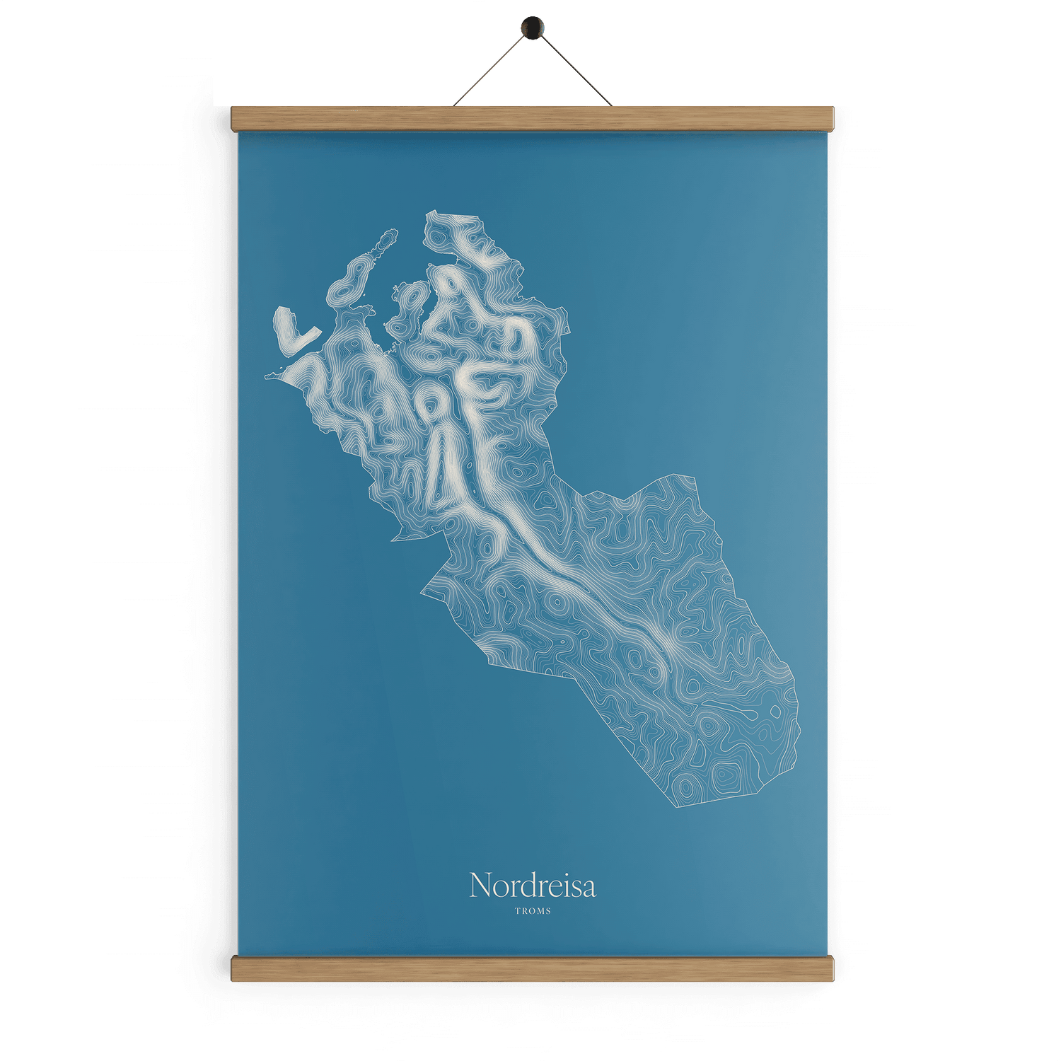 Nordreisa kotekart - Himmelblå