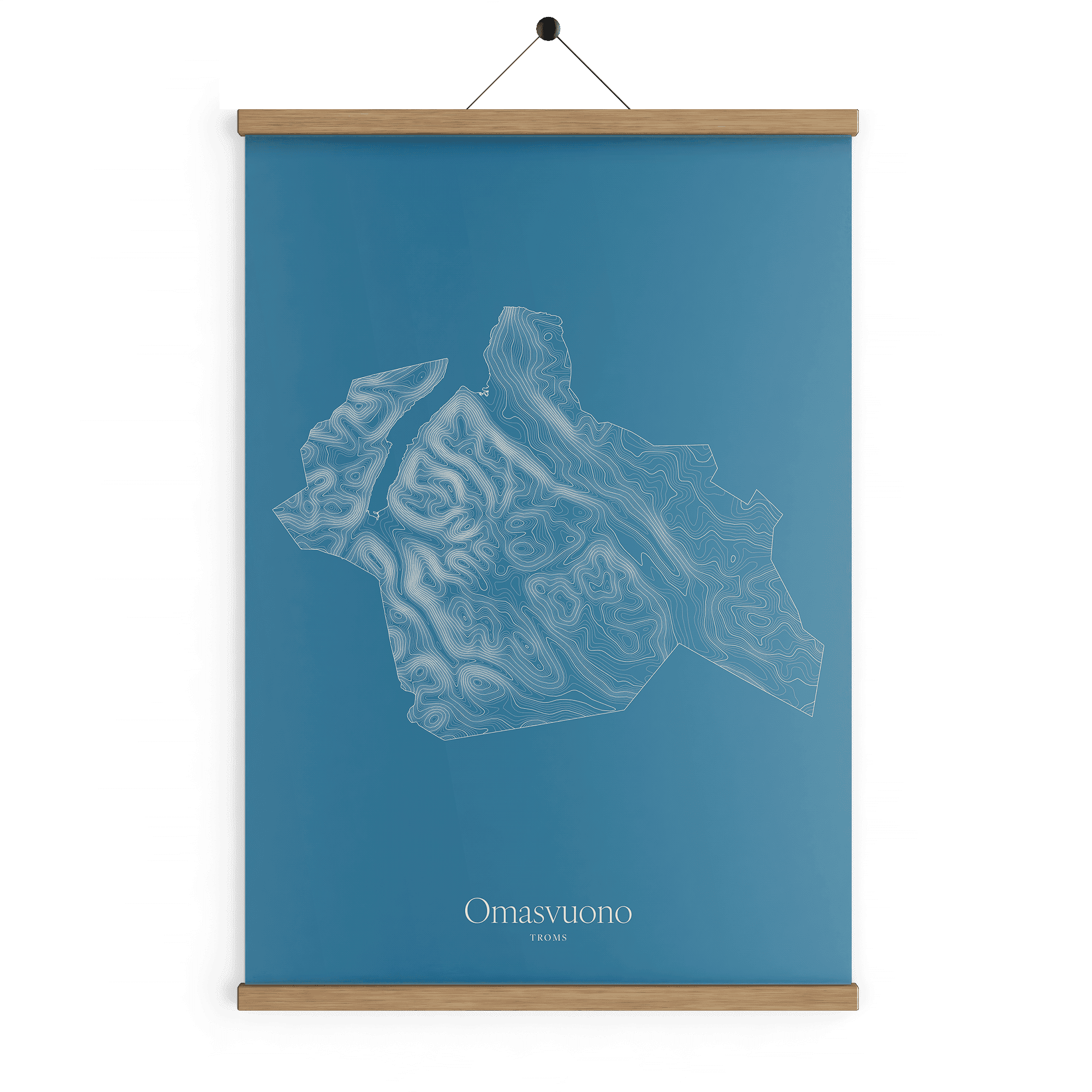 Omasvuono kotekart - Himmelblå
