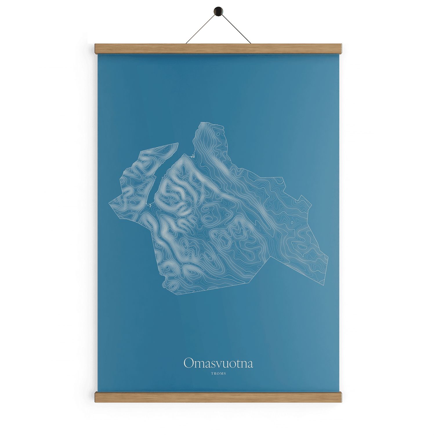 Omasvuotna kotekart - Himmelblå
