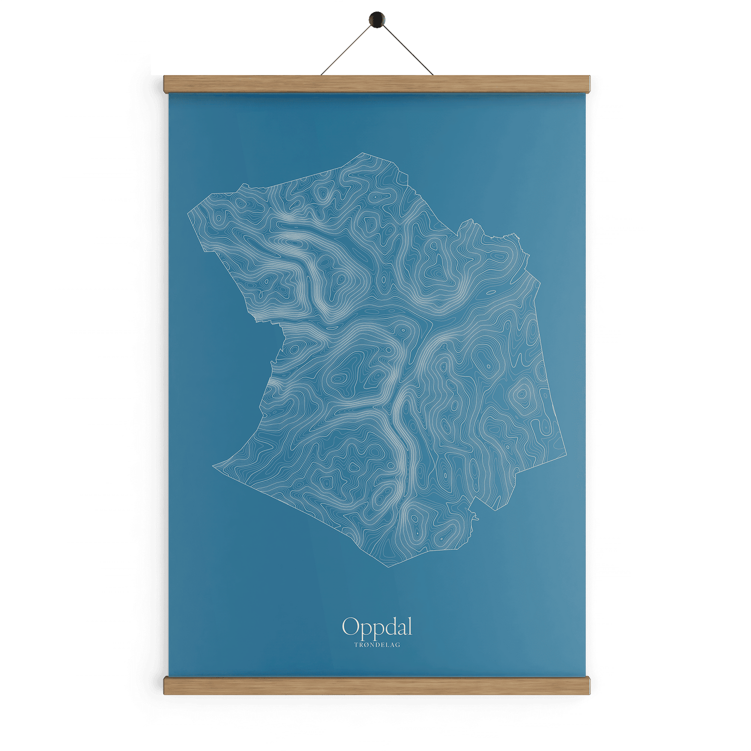 Oppdal kotekart - Himmelblå