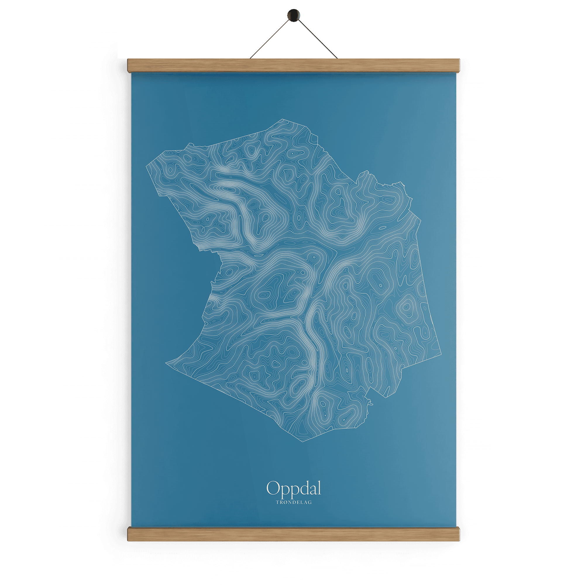 Oppdal kotekart - Himmelblå