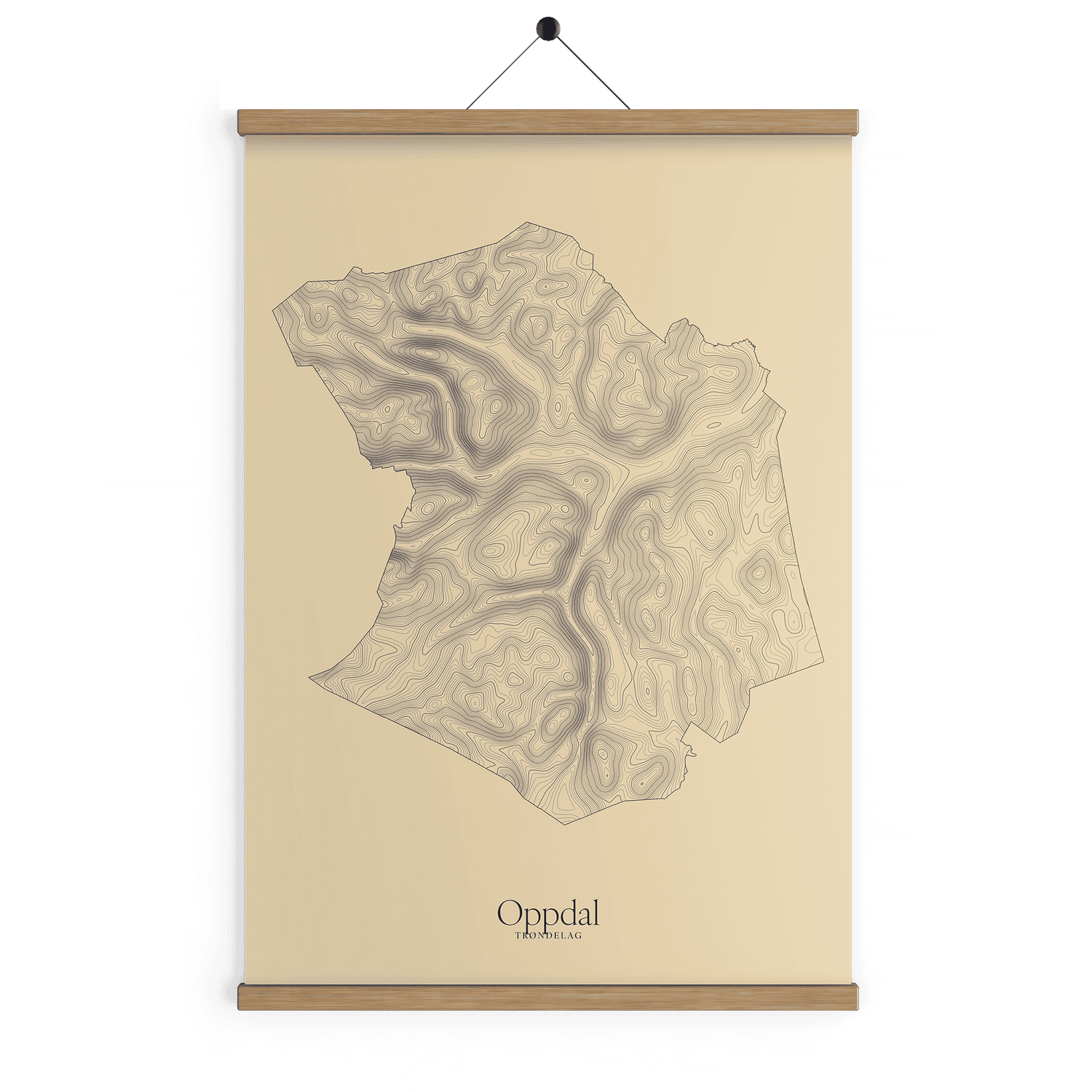 Oppdal kotekart - Sandstein