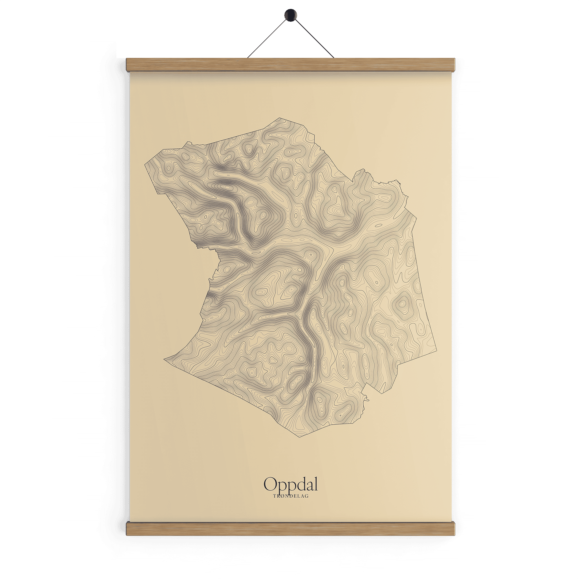 Oppdal kotekart - Sandstein