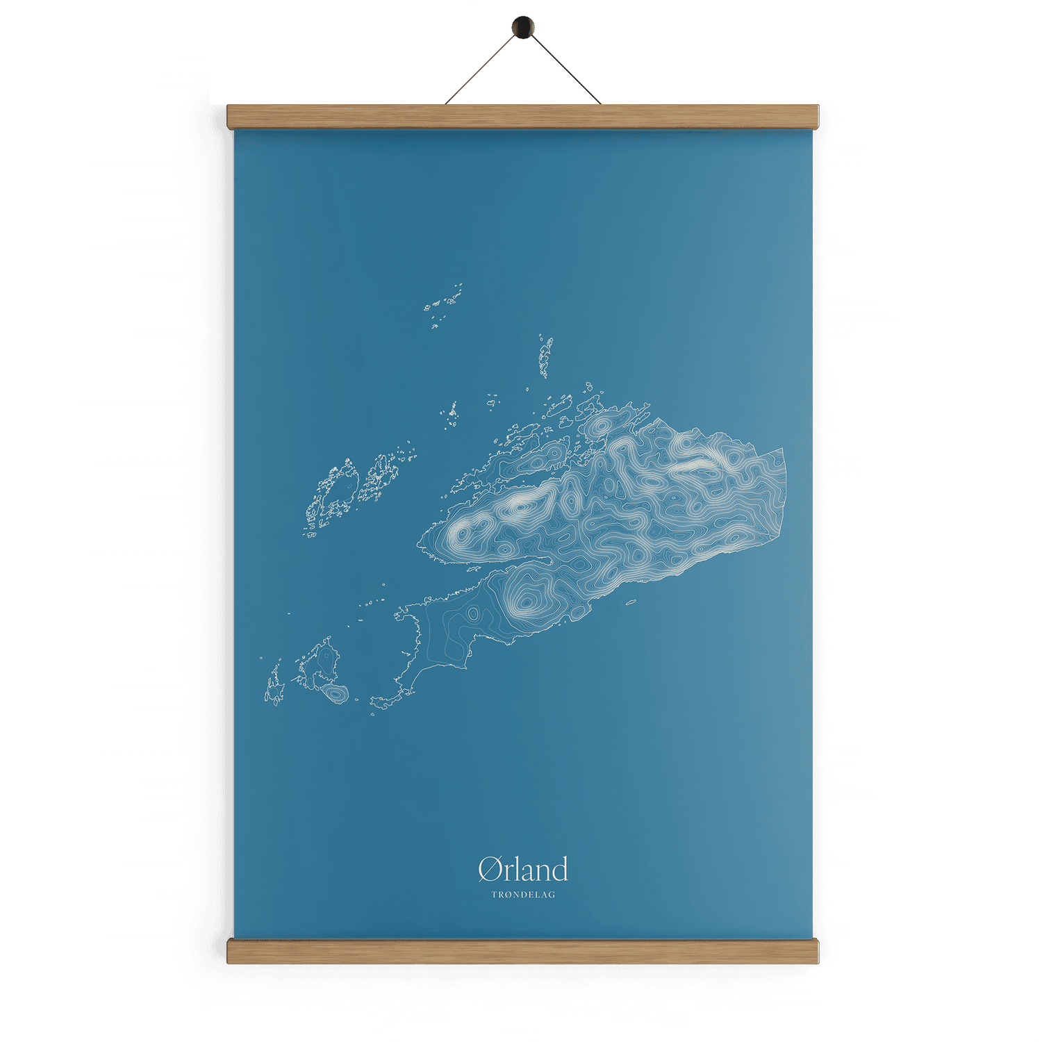 Ørland kotekart - Himmelblå