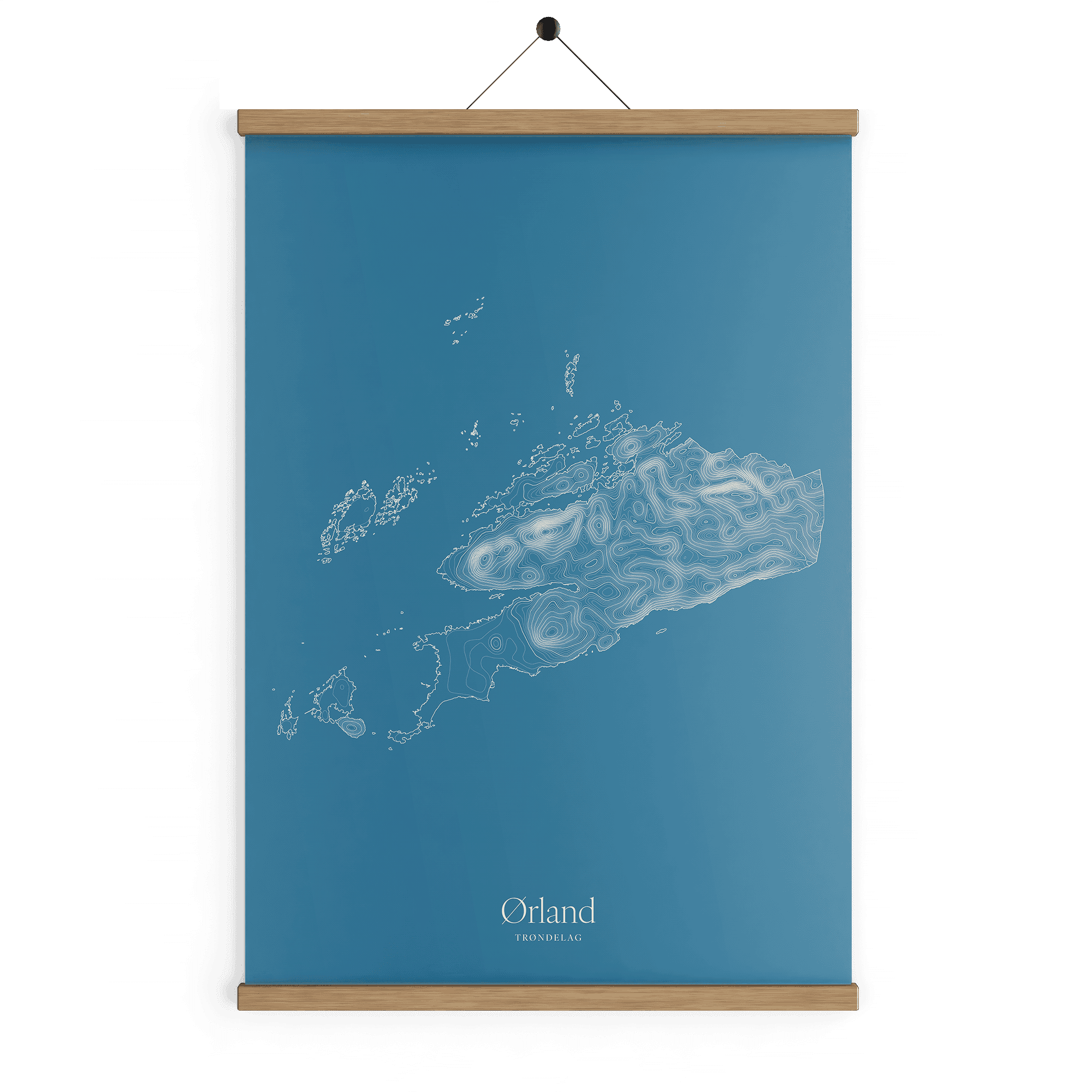 Ørland kotekart - Himmelblå