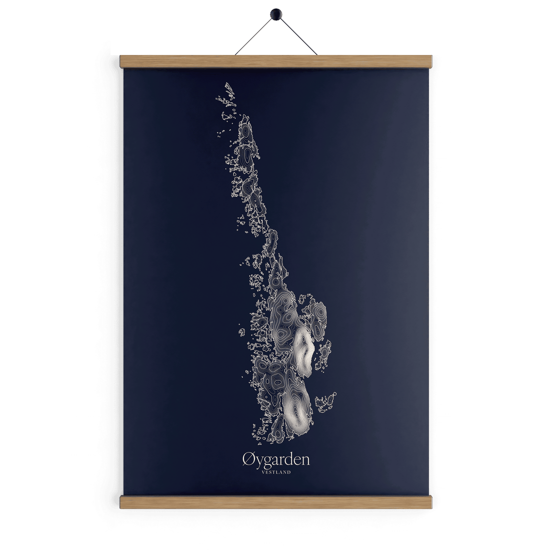 Øygarden kotekart - Vinternatt