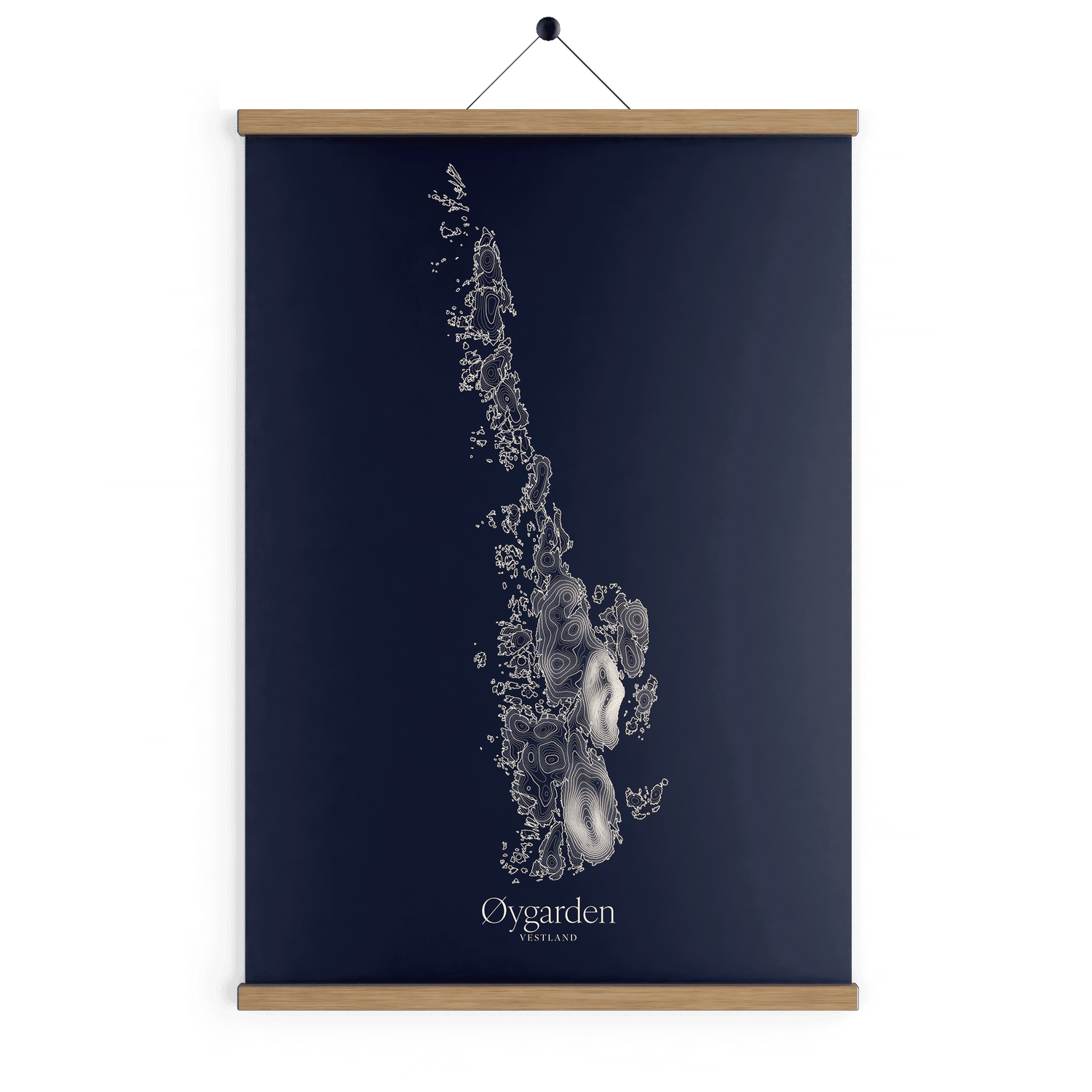 Øygarden kotekart - Vinternatt