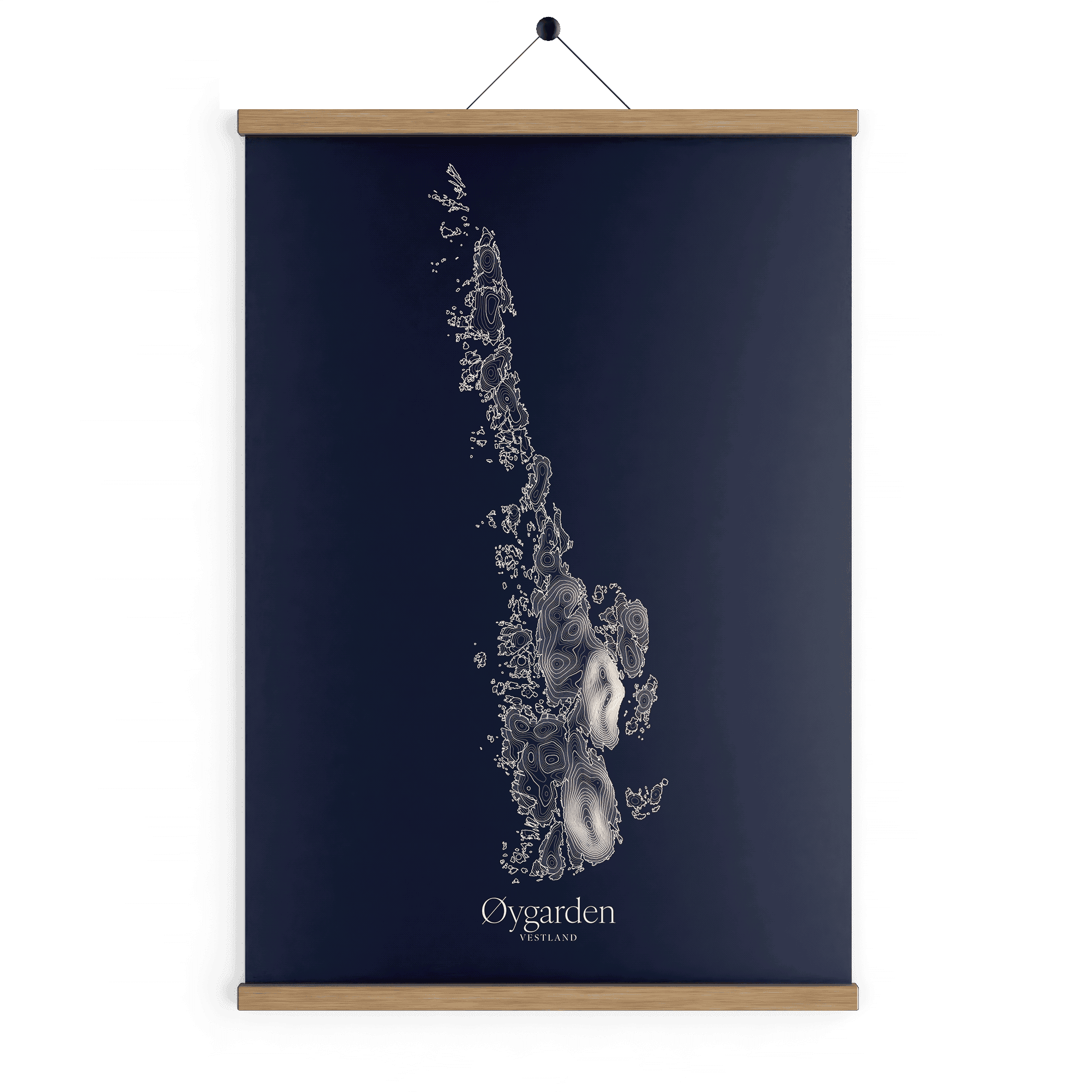 Øygarden kotekart - Vinternatt