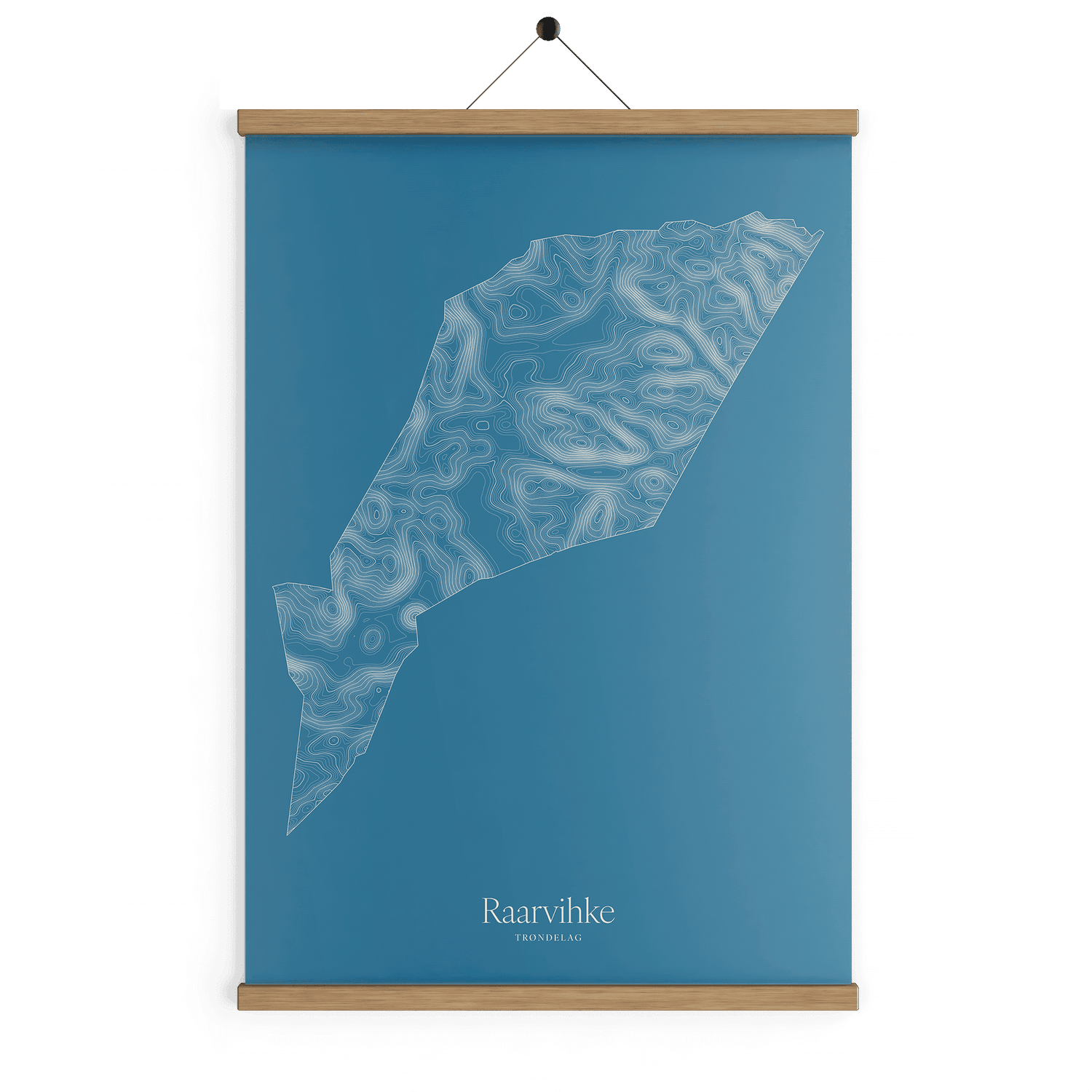 Raarvihke kotekart - Himmelblå