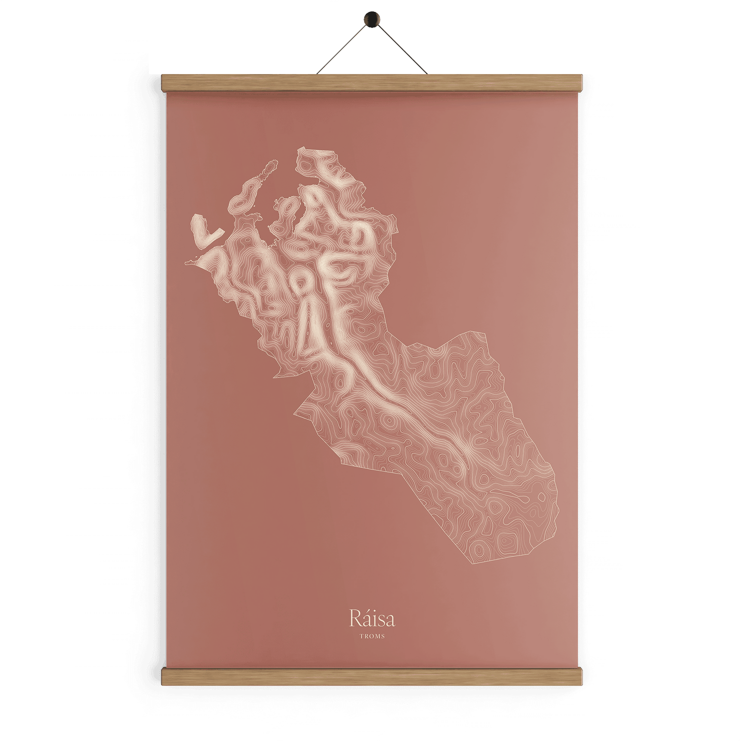Ráisa kotekart - Rustrød