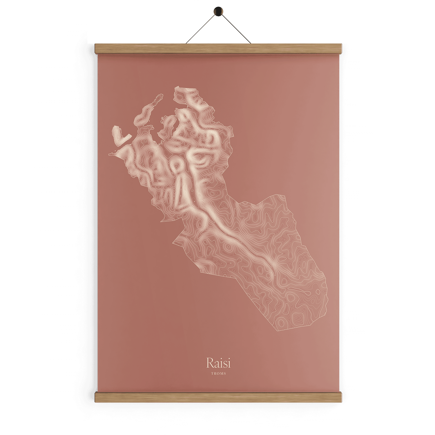 Raisi kotekart - Rustrød