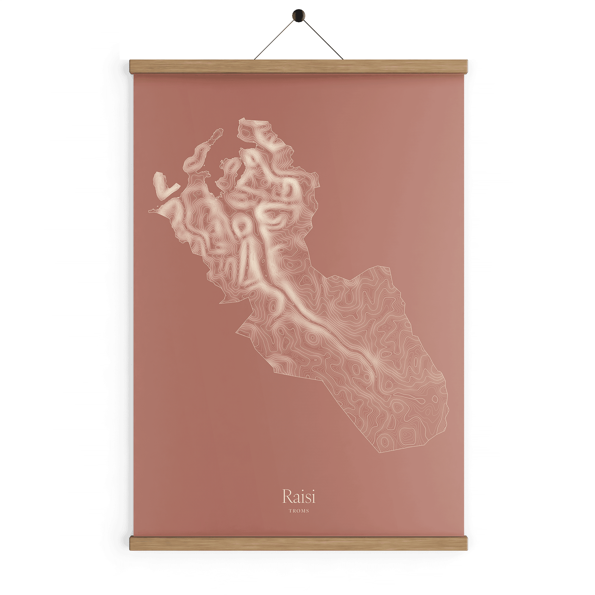 Raisi kotekart - Rustrød