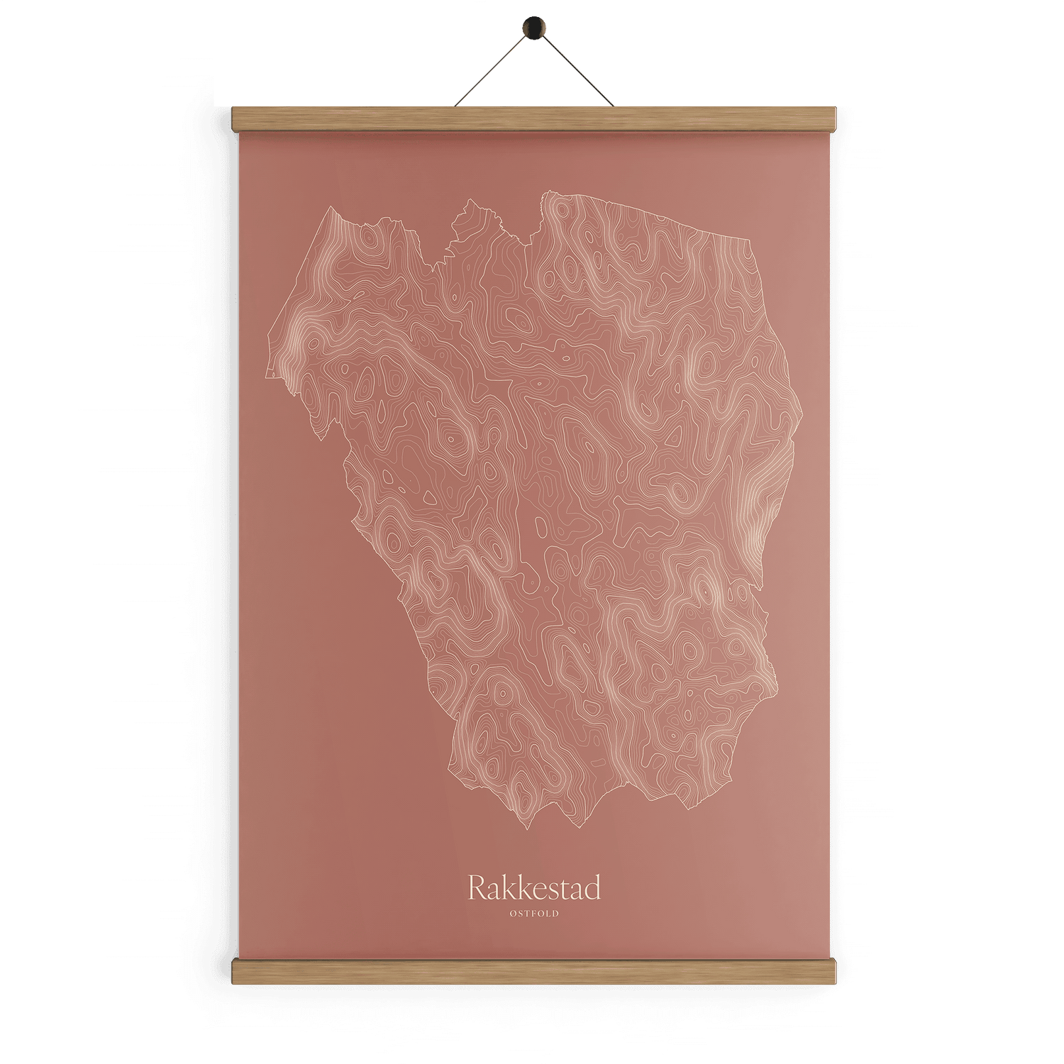 Rakkestad kotekart - Rustrød