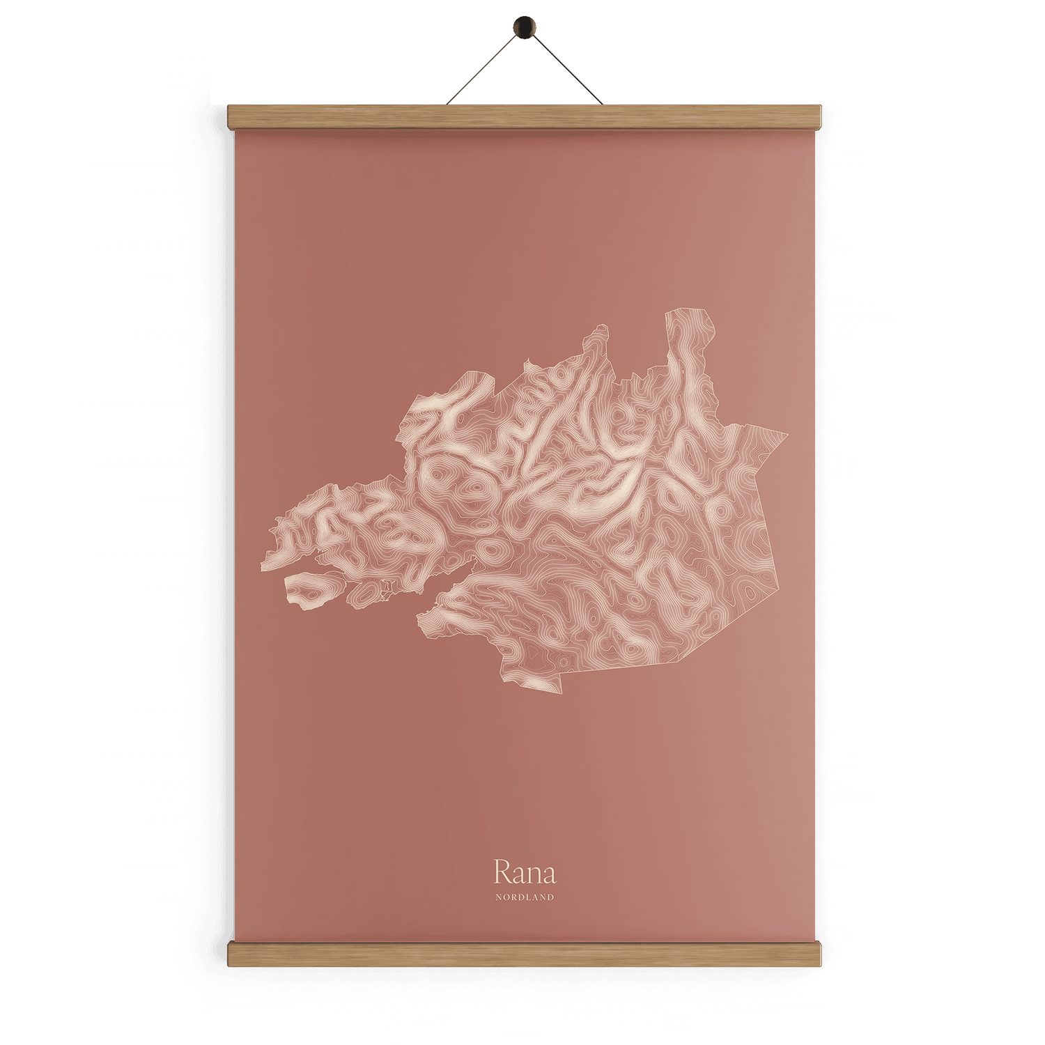 Rana kotekart - Rustrød