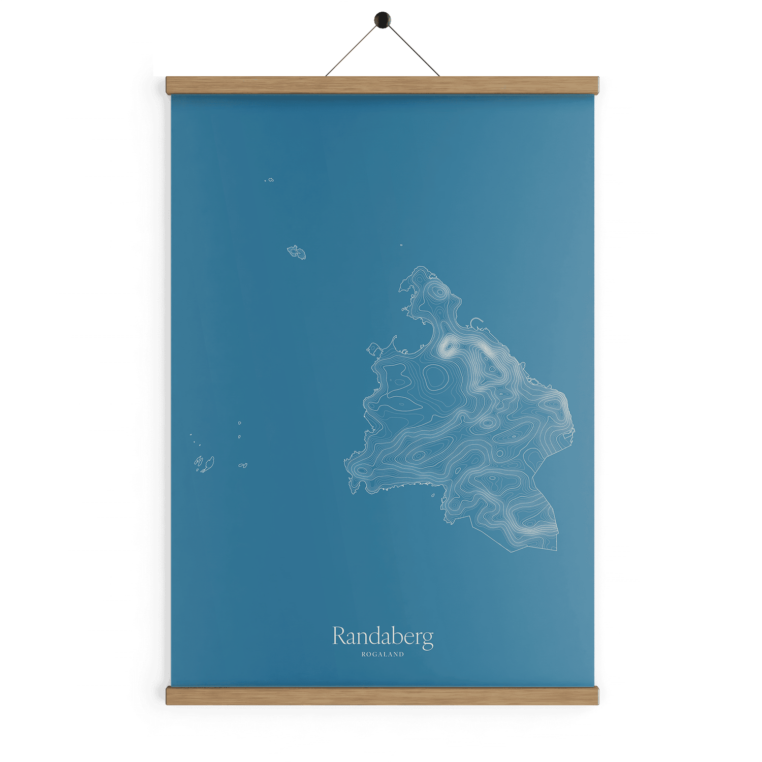 Randaberg kotekart - Himmelblå