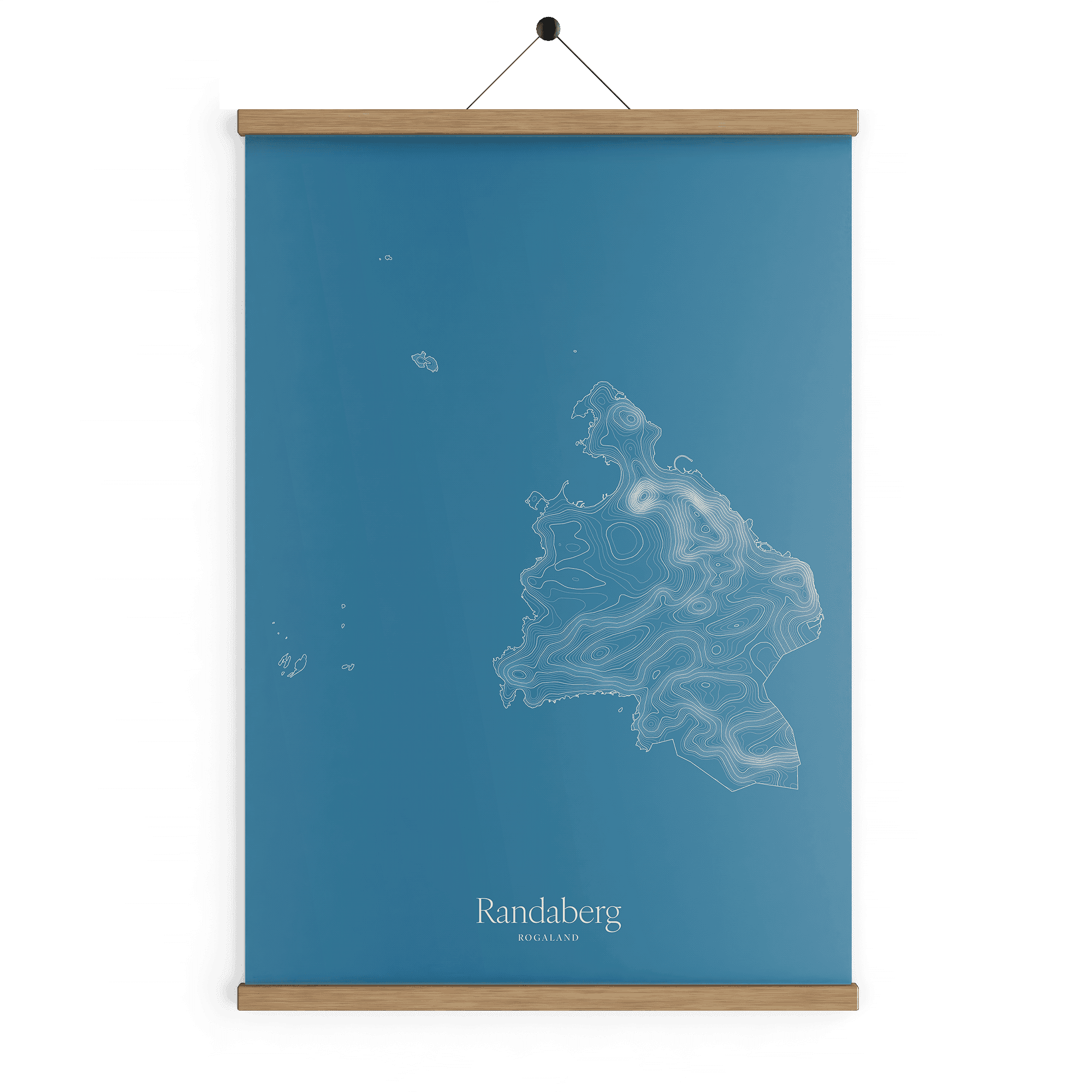 Randaberg kotekart - Himmelblå