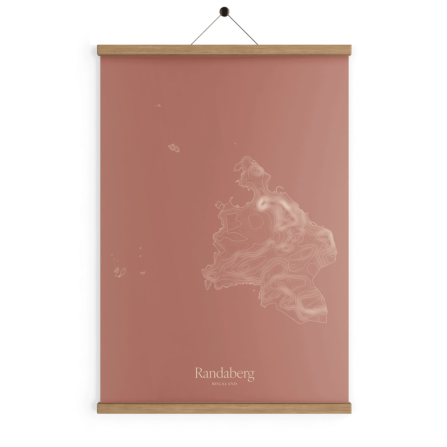 Randaberg kotekart - Rustrød