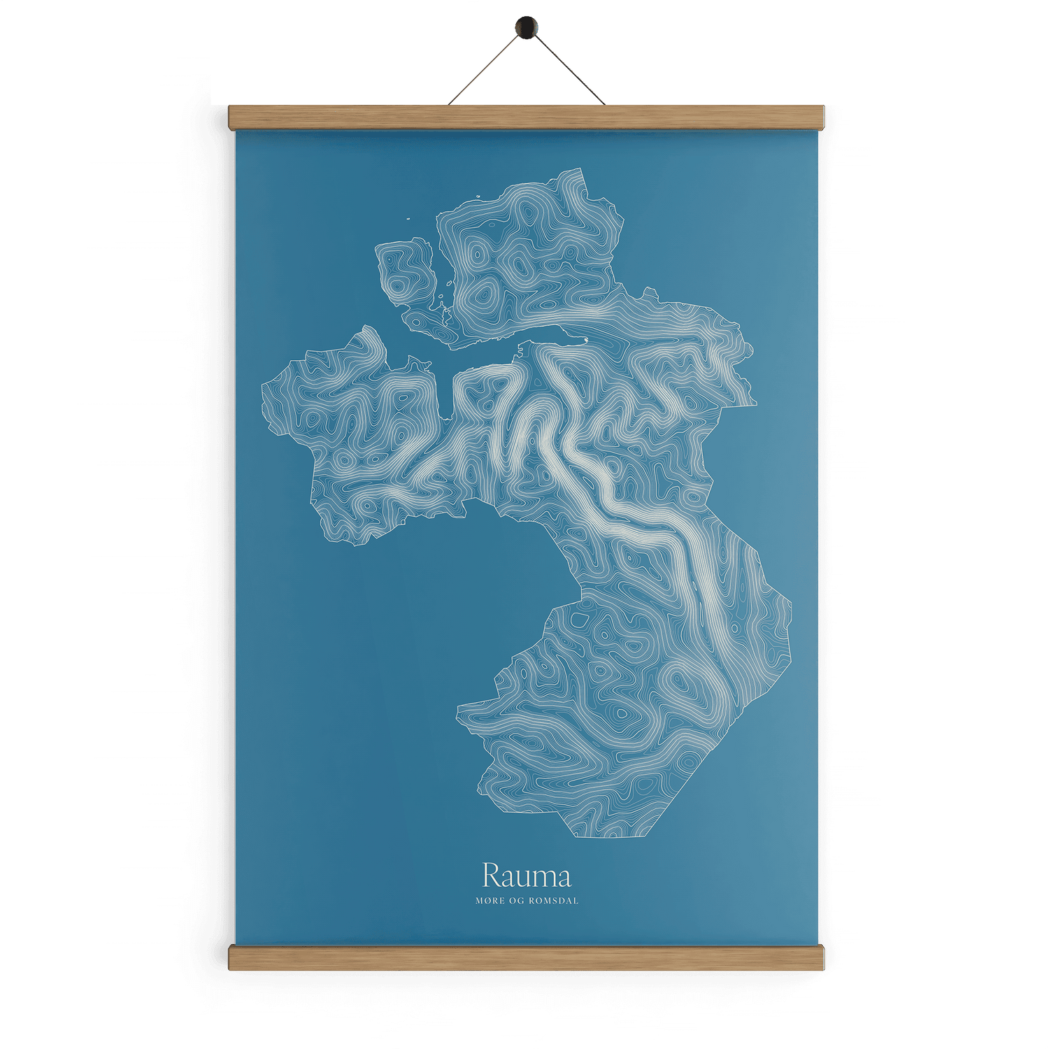 Rauma kotekart - Himmelblå