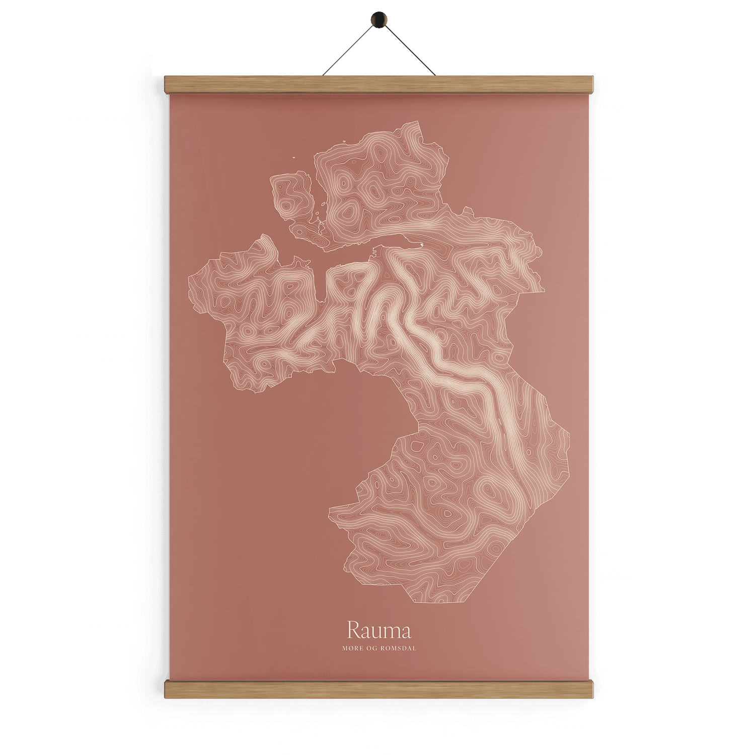 Rauma kotekart - Rustrød