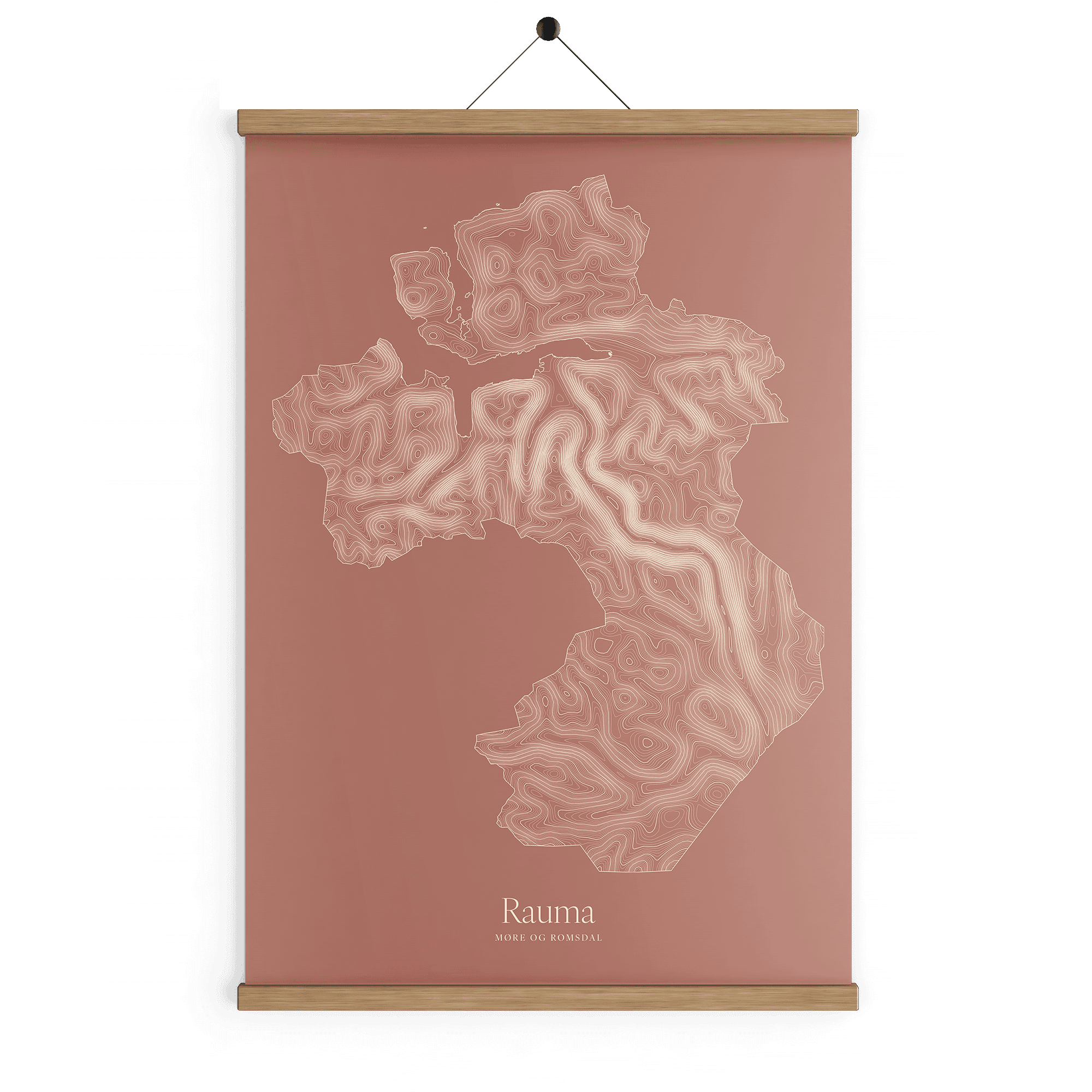 Rauma kotekart - Rustrød