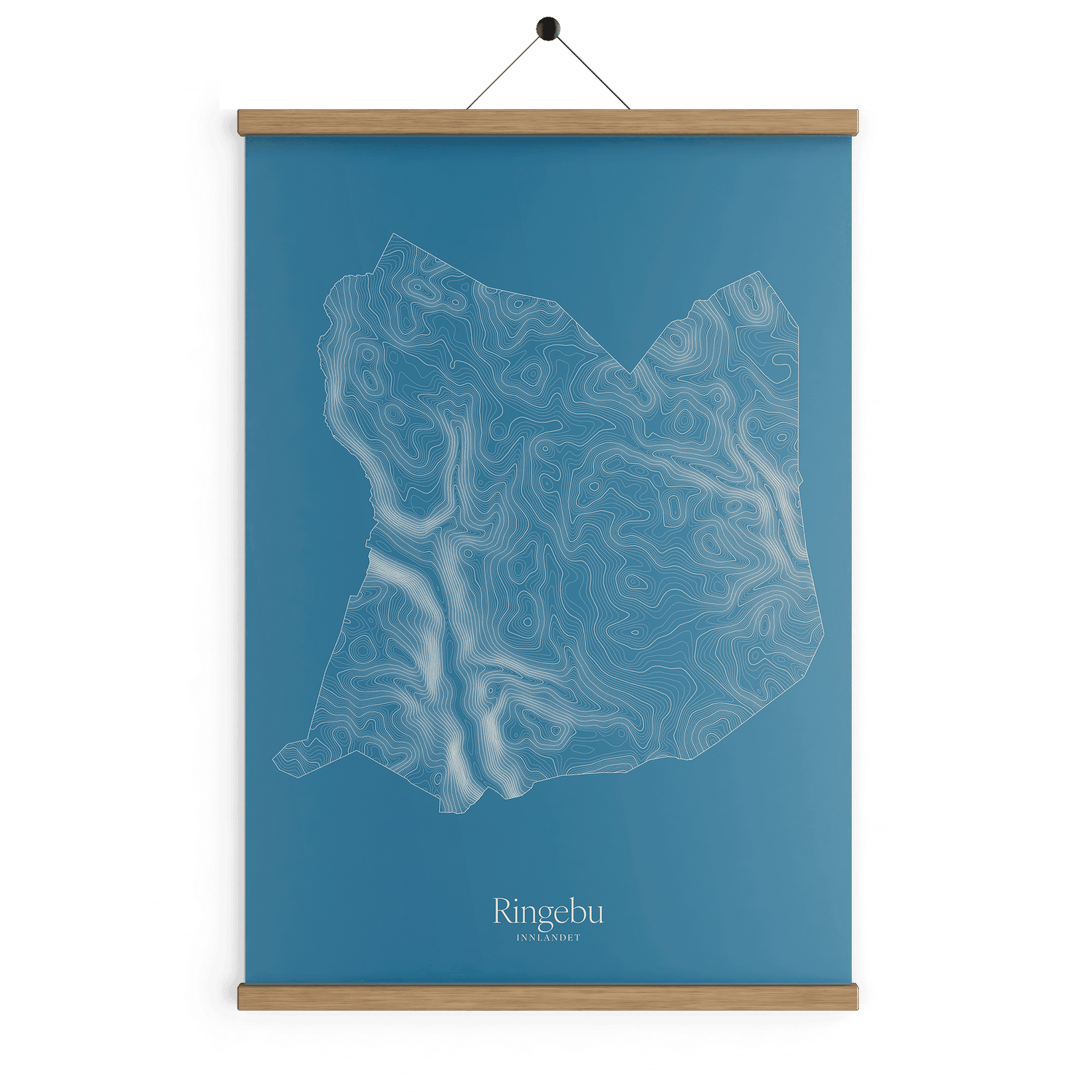 Ringebu kotekart - Himmelblå