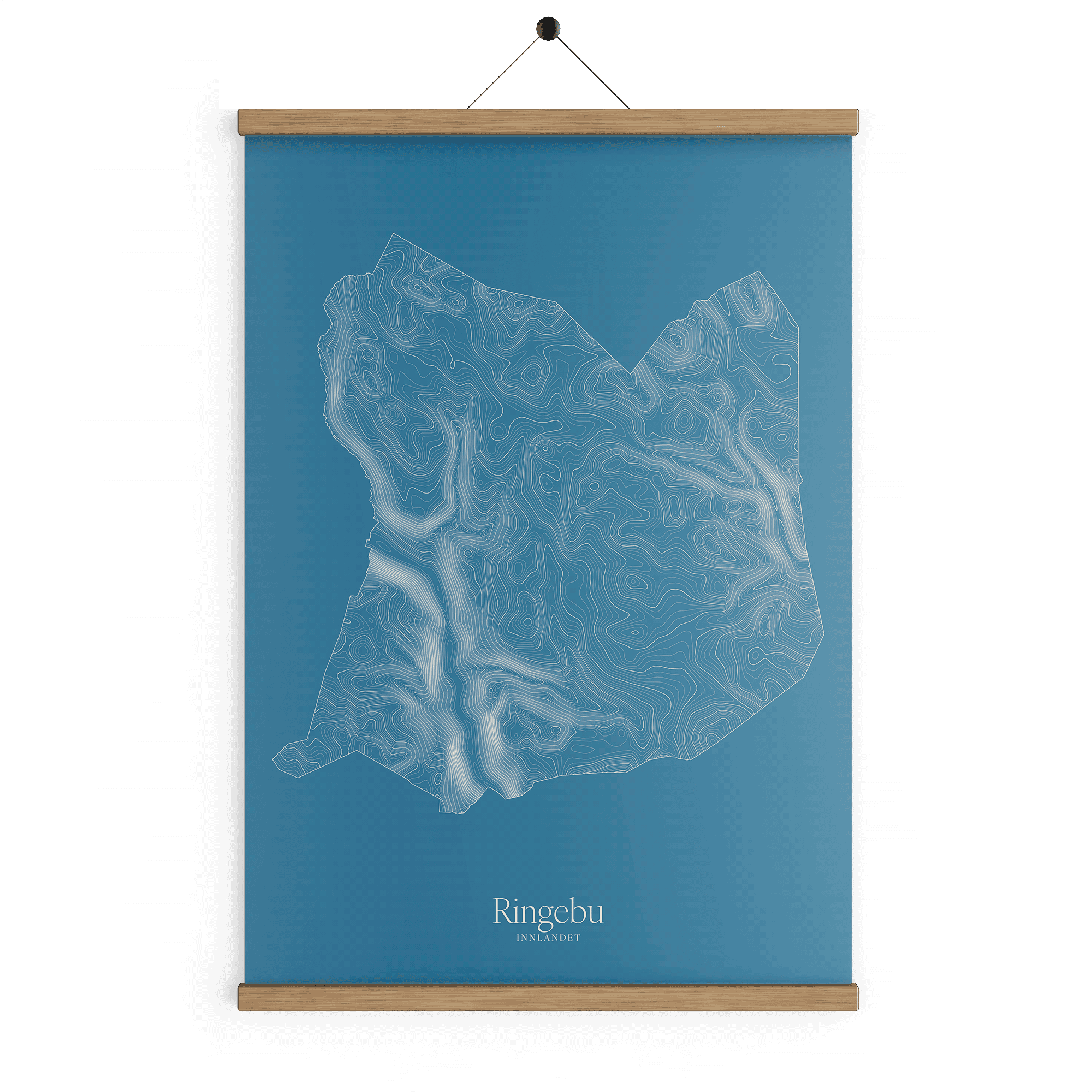 Ringebu kotekart - Himmelblå