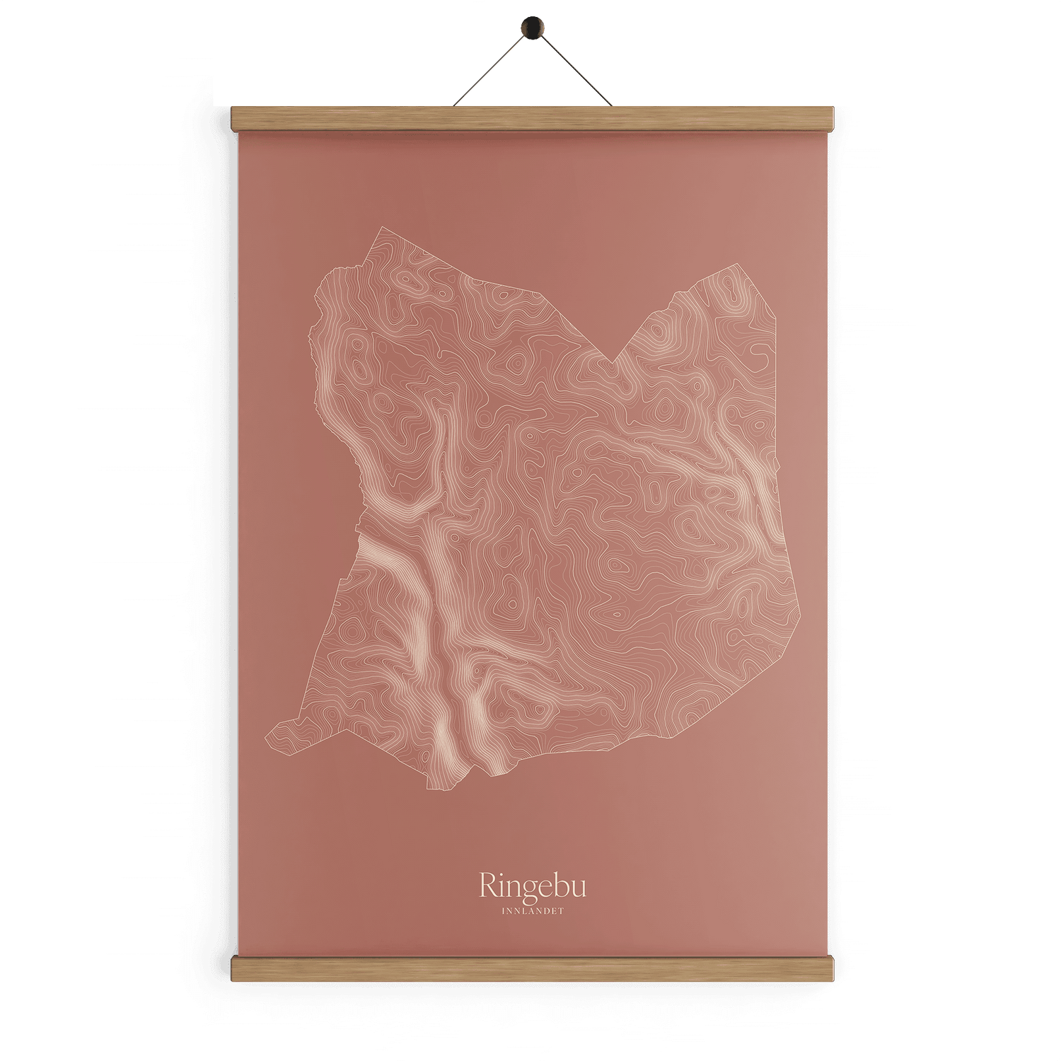Ringebu kotekart - Rustrød