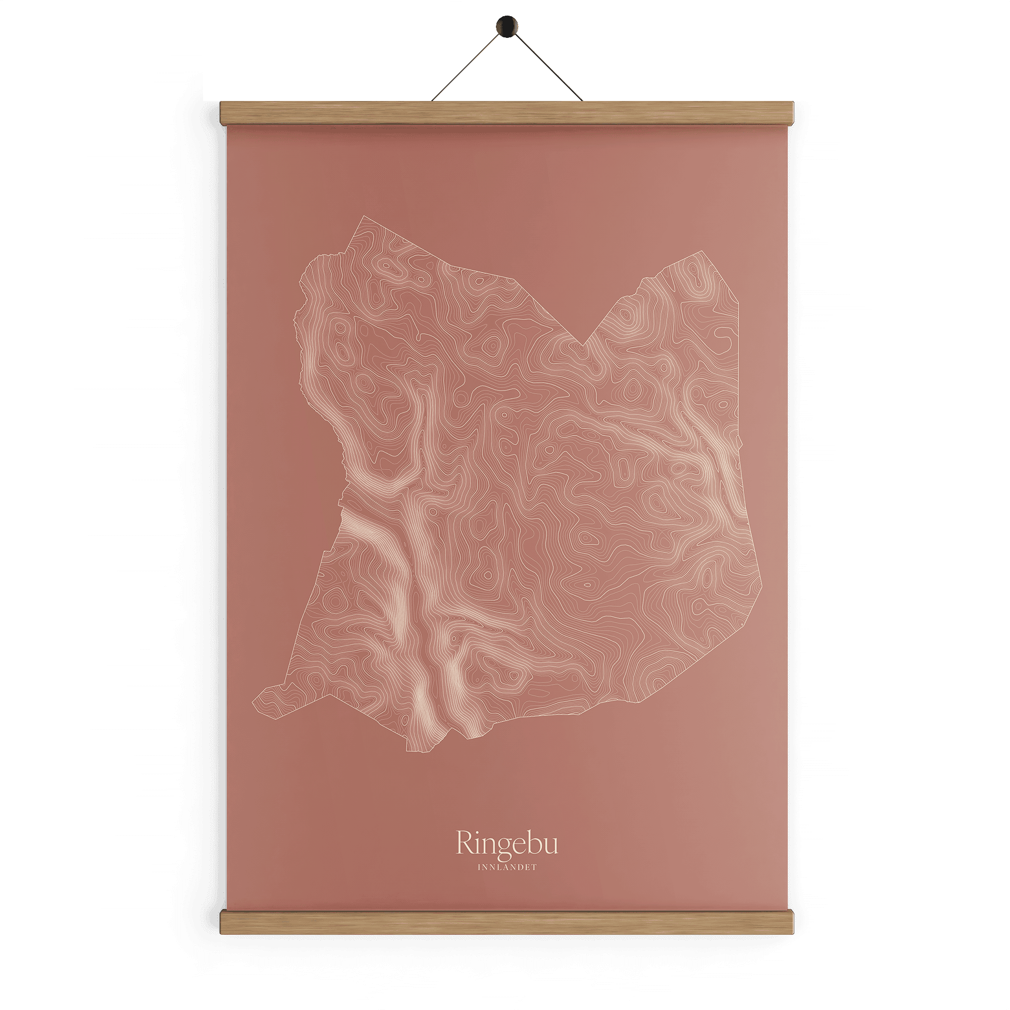 Ringebu kotekart - Rustrød