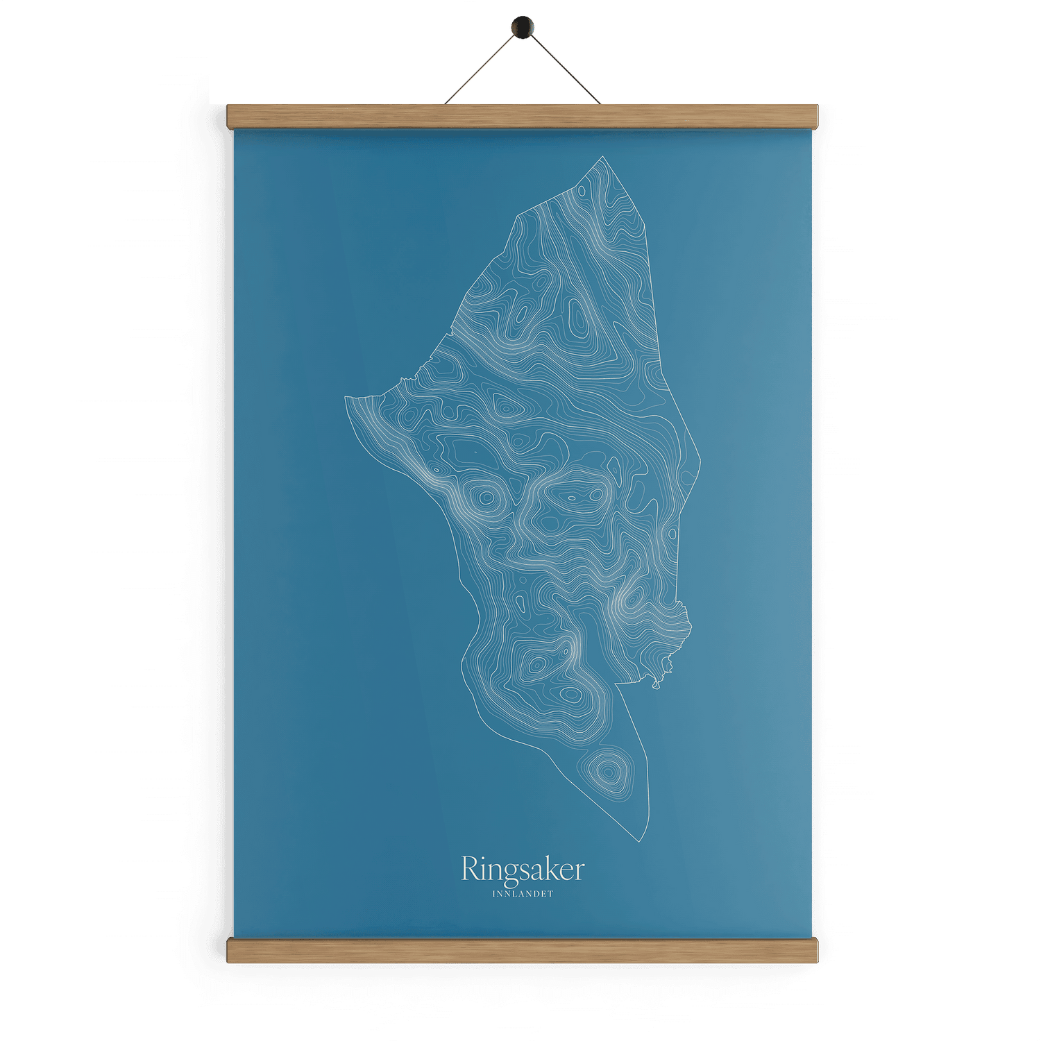 Ringsaker kotekart - Himmelblå