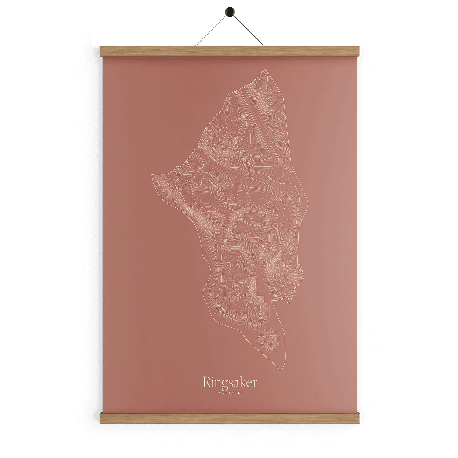 Ringsaker kotekart - Rustrød