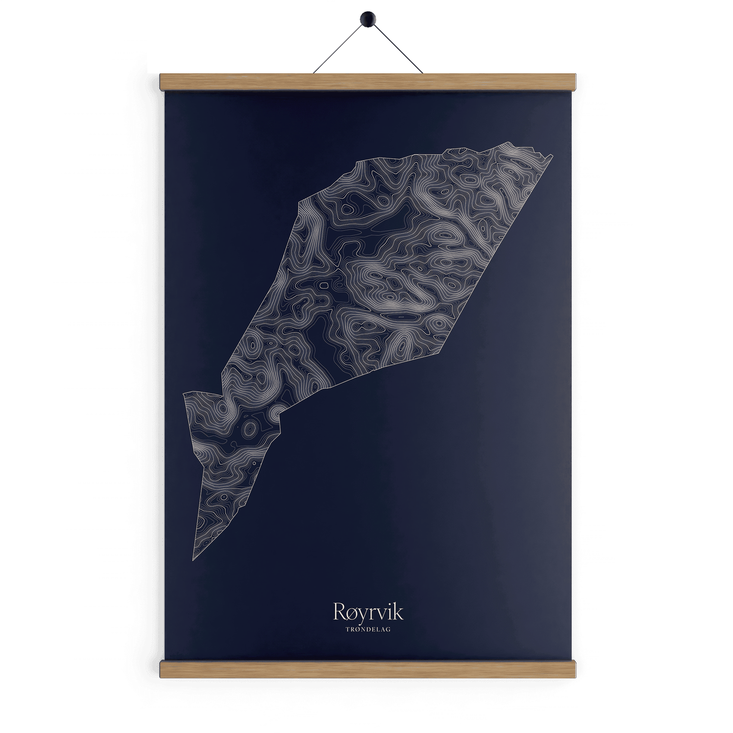 Røyrvik kotekart - Vinternatt