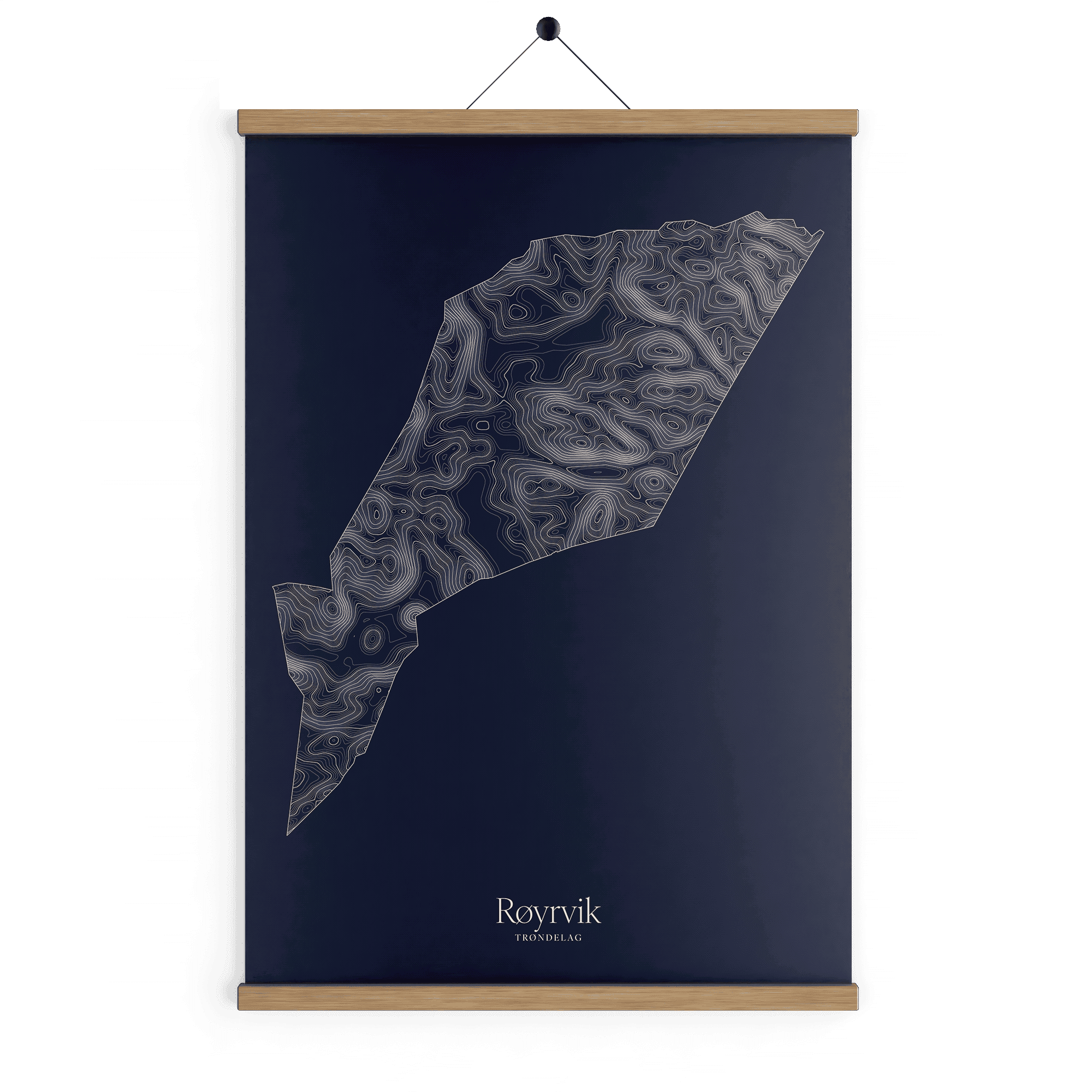 Røyrvik kotekart - Vinternatt