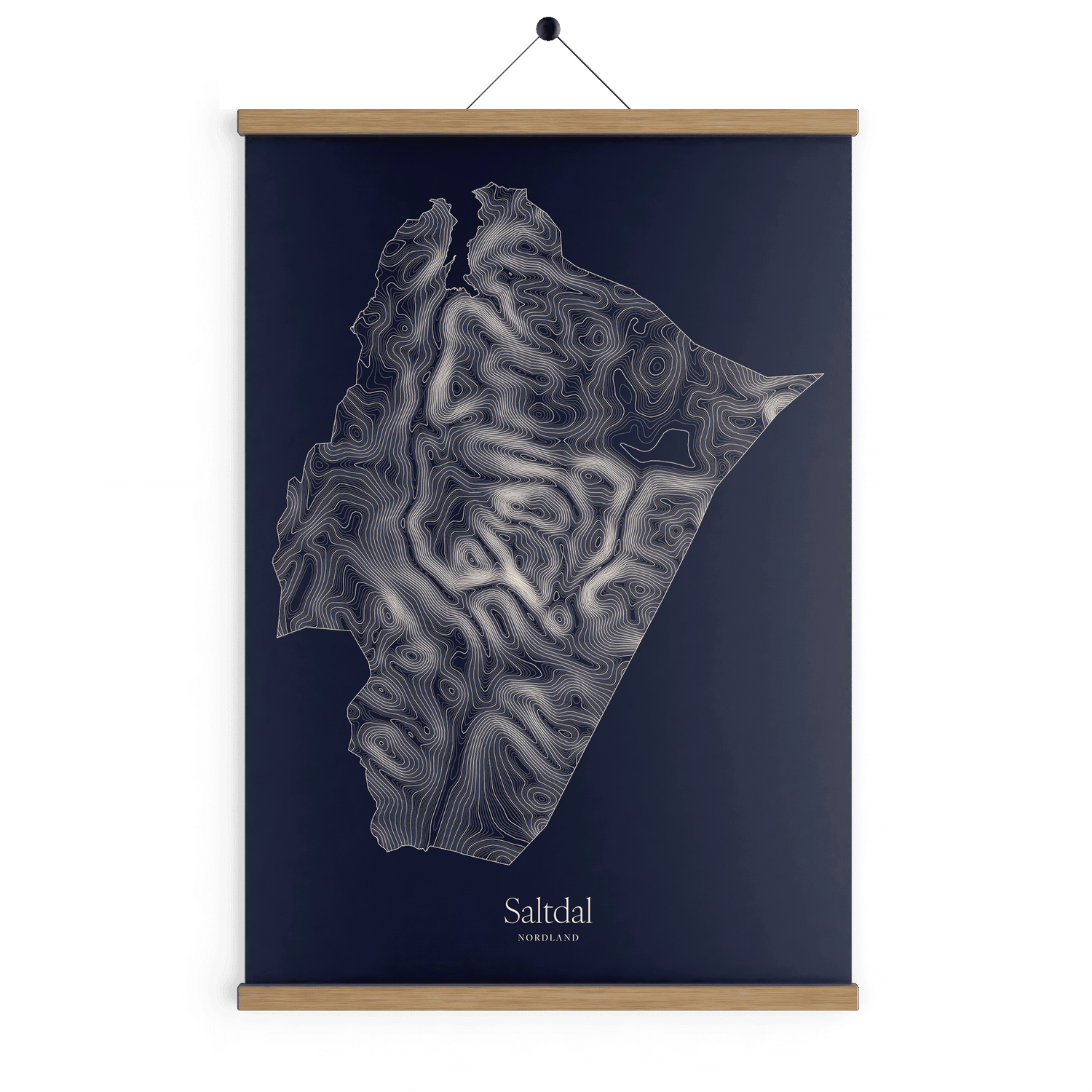 Saltdal kotekart - Vinternatt