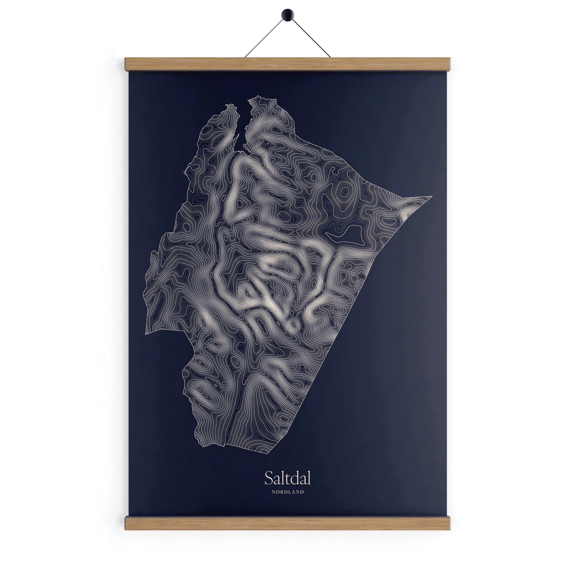 Saltdal kotekart - Vinternatt