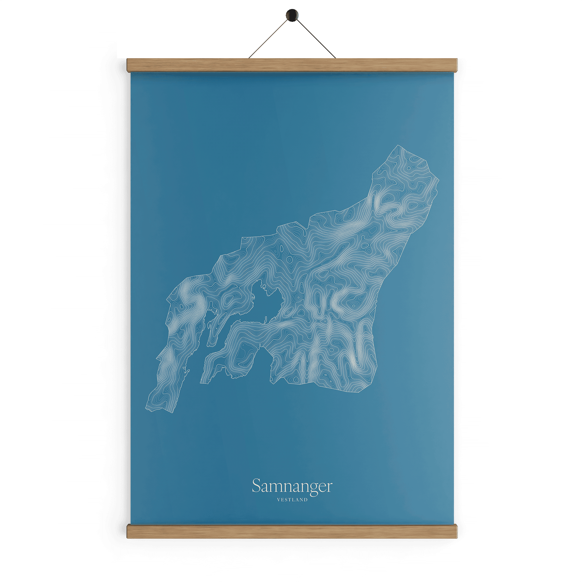 Samnanger kotekart - Himmelblå