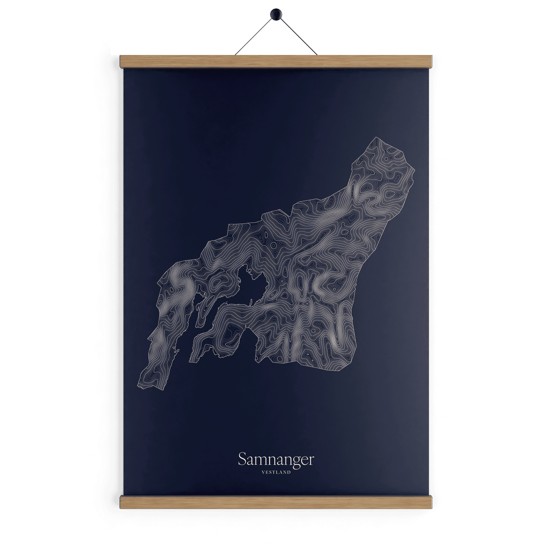 Samnanger kotekart - Vinternatt