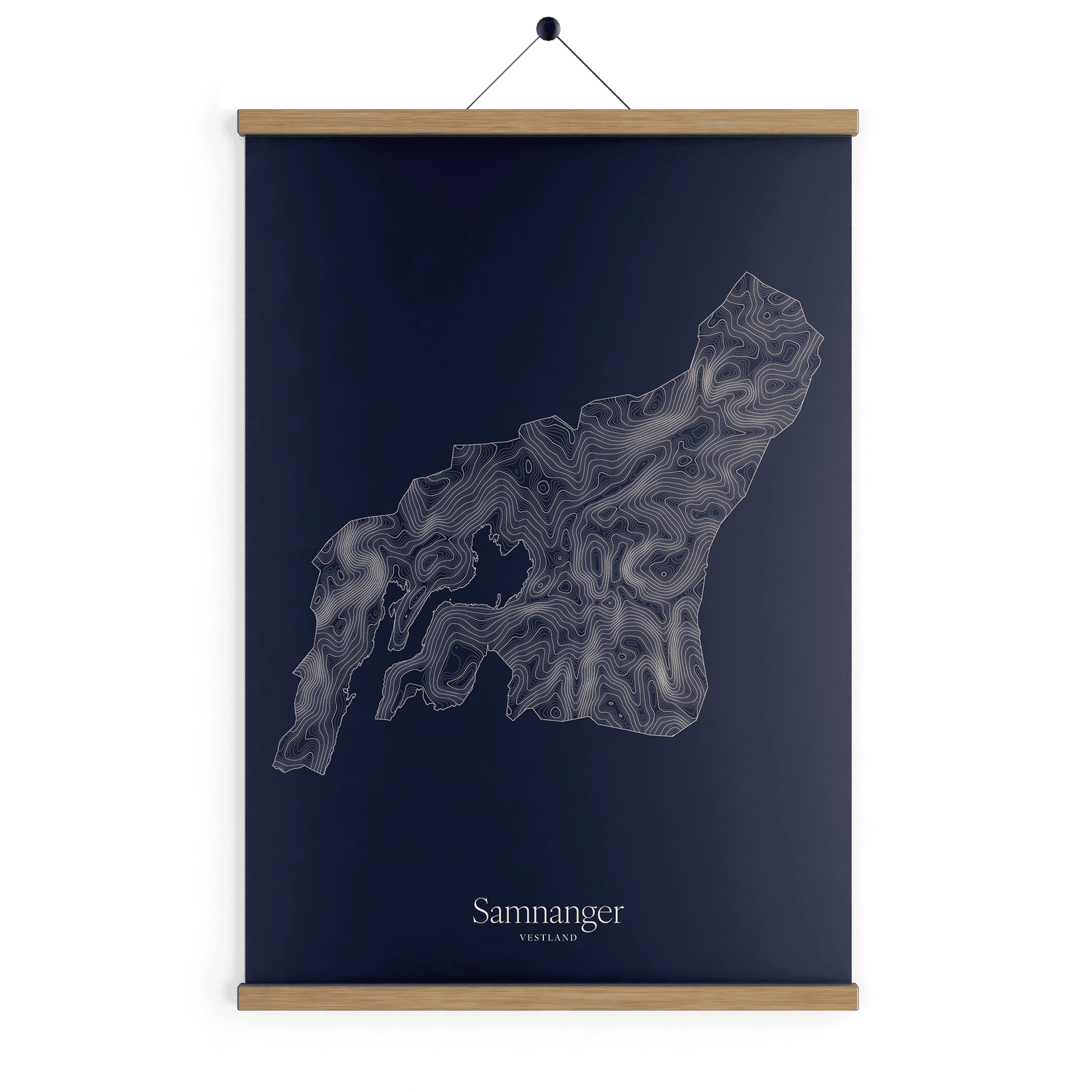Samnanger kotekart - Vinternatt