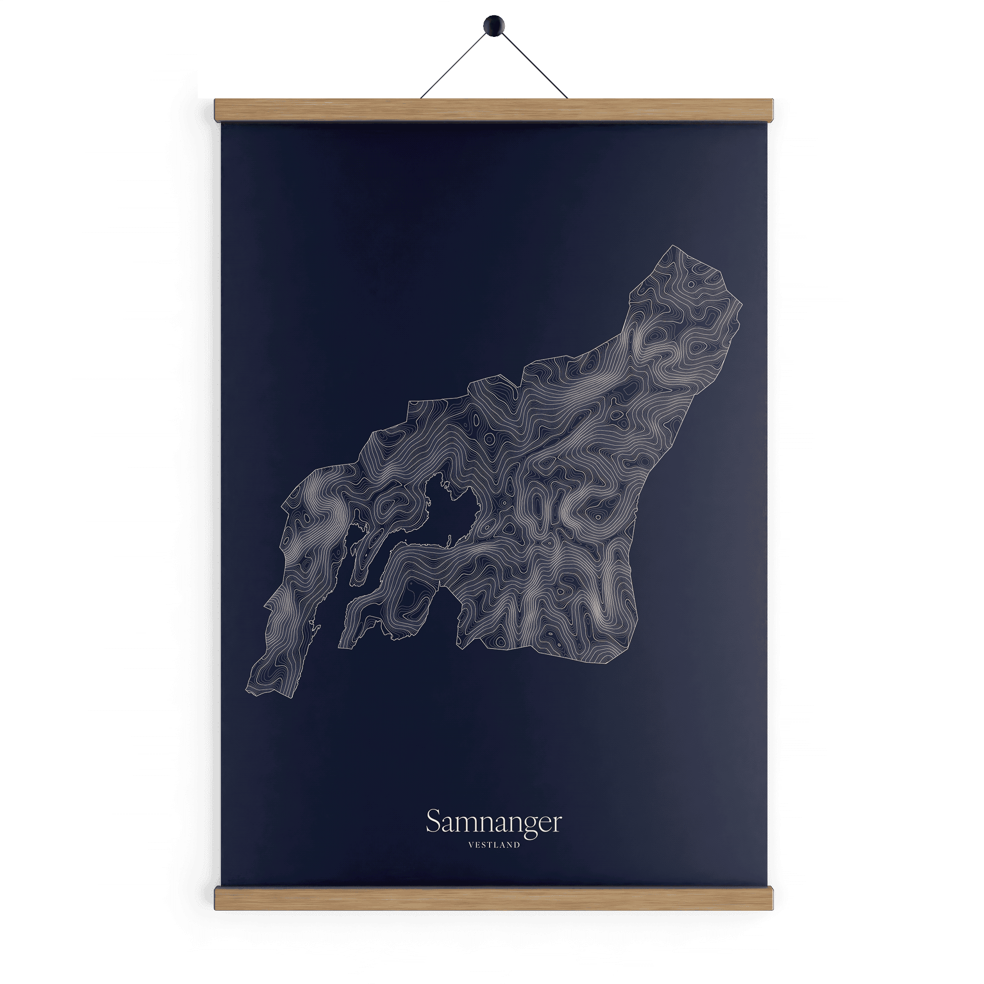 Samnanger kotekart - Vinternatt