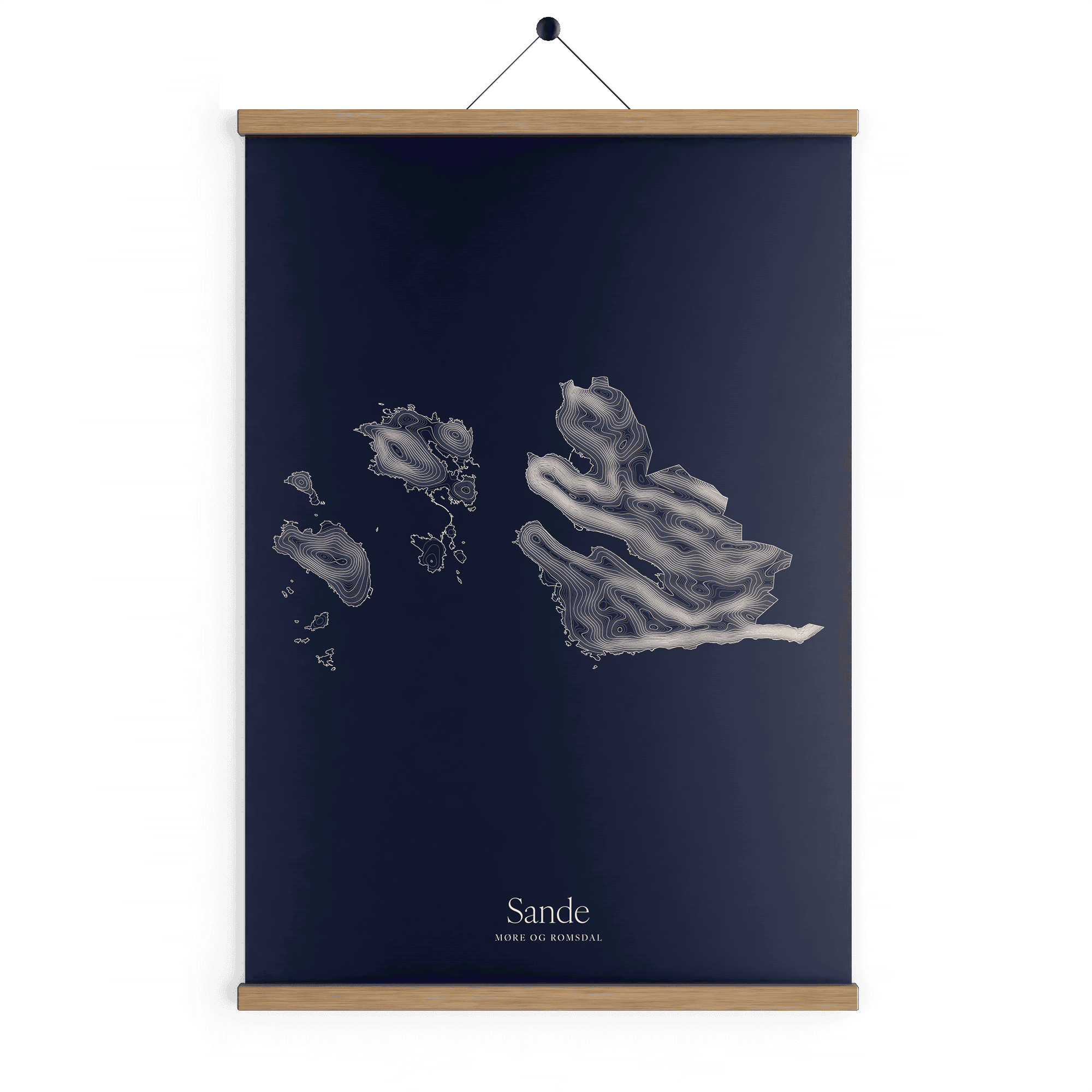 Sande kotekart - Vinternatt