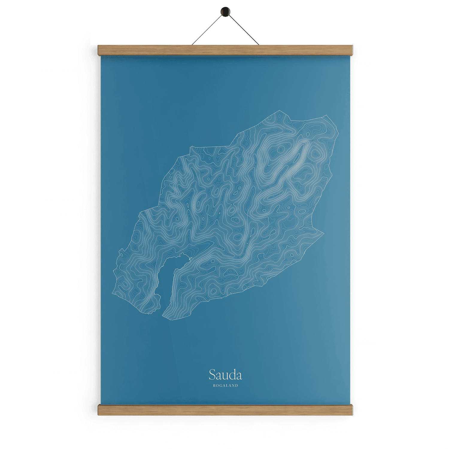 Sauda kotekart - Himmelblå