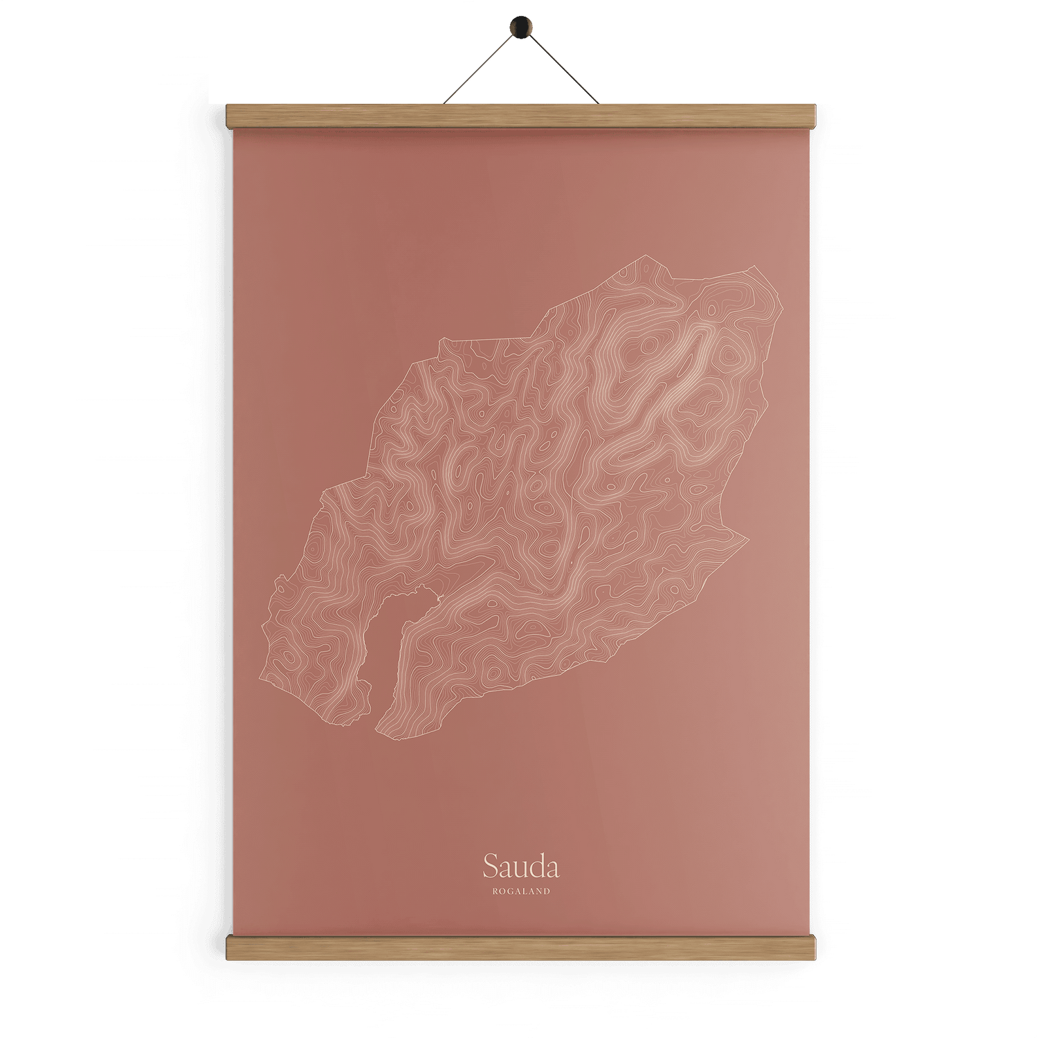 Sauda kotekart - Rustrød