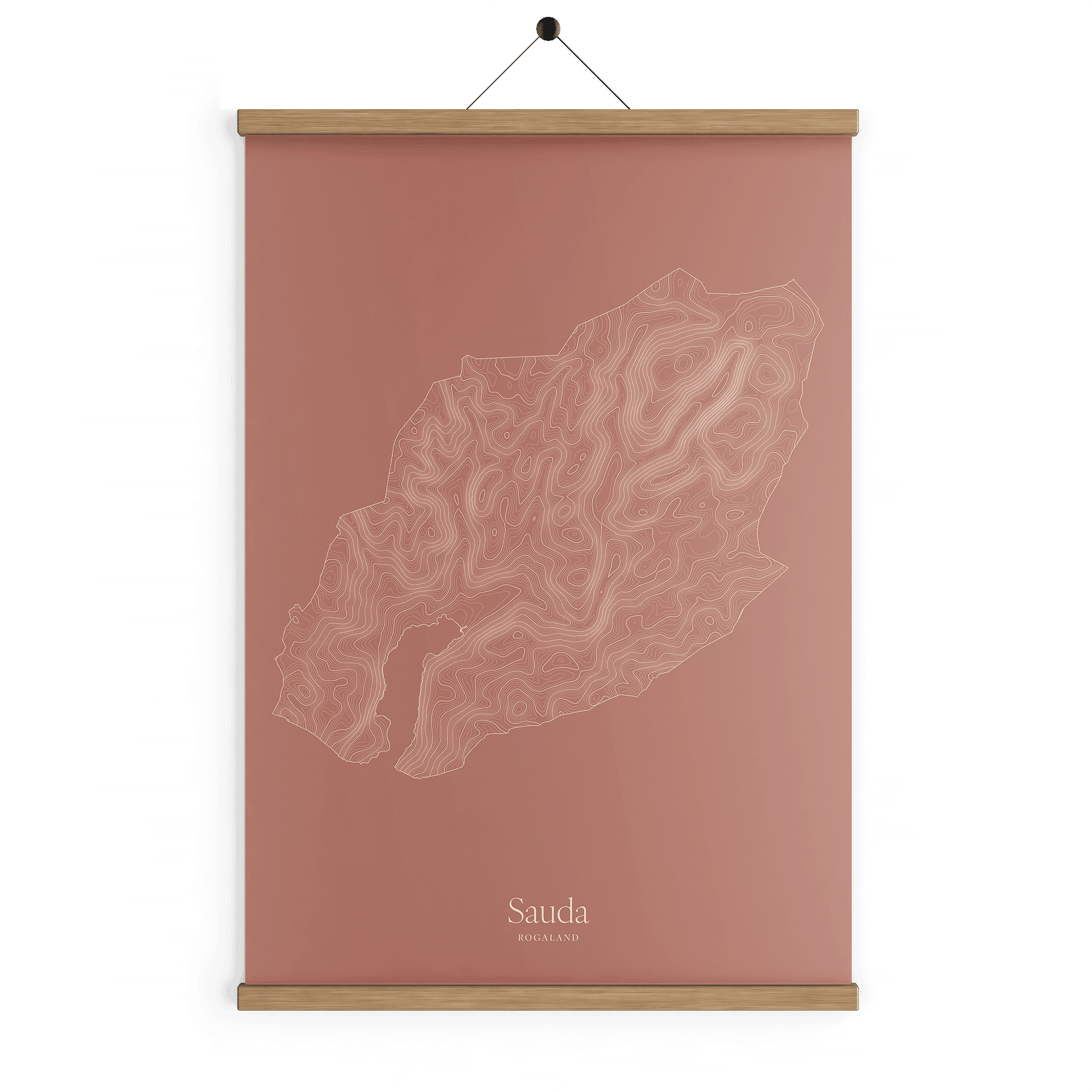 Sauda kotekart - Rustrød