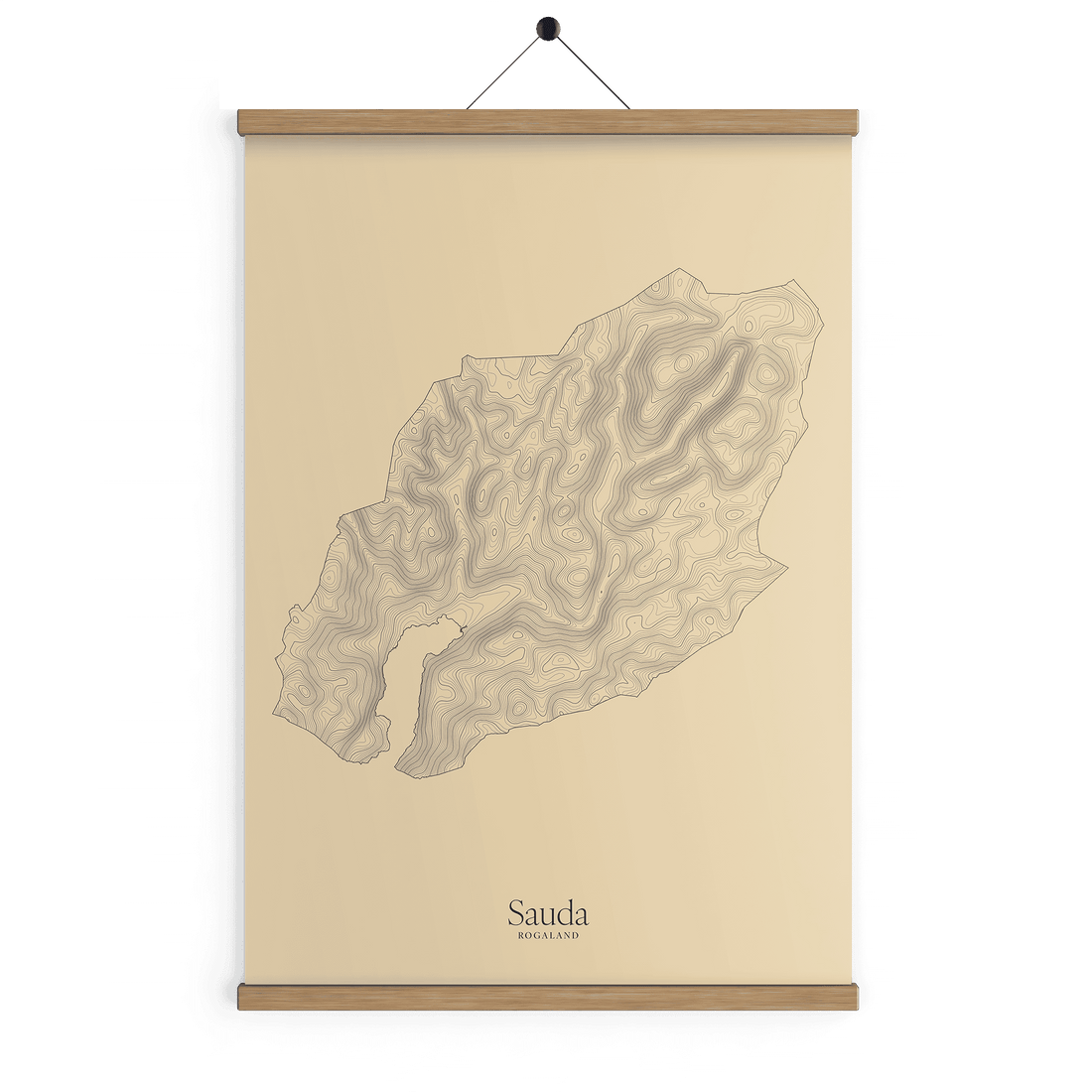 Sauda kotekart - Sandstein
